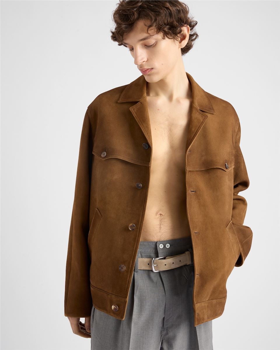 SUEDE JACKET-PRADA-Verso