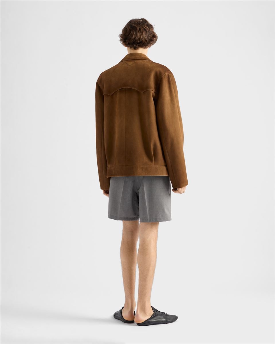 SUEDE JACKET-PRADA-Verso