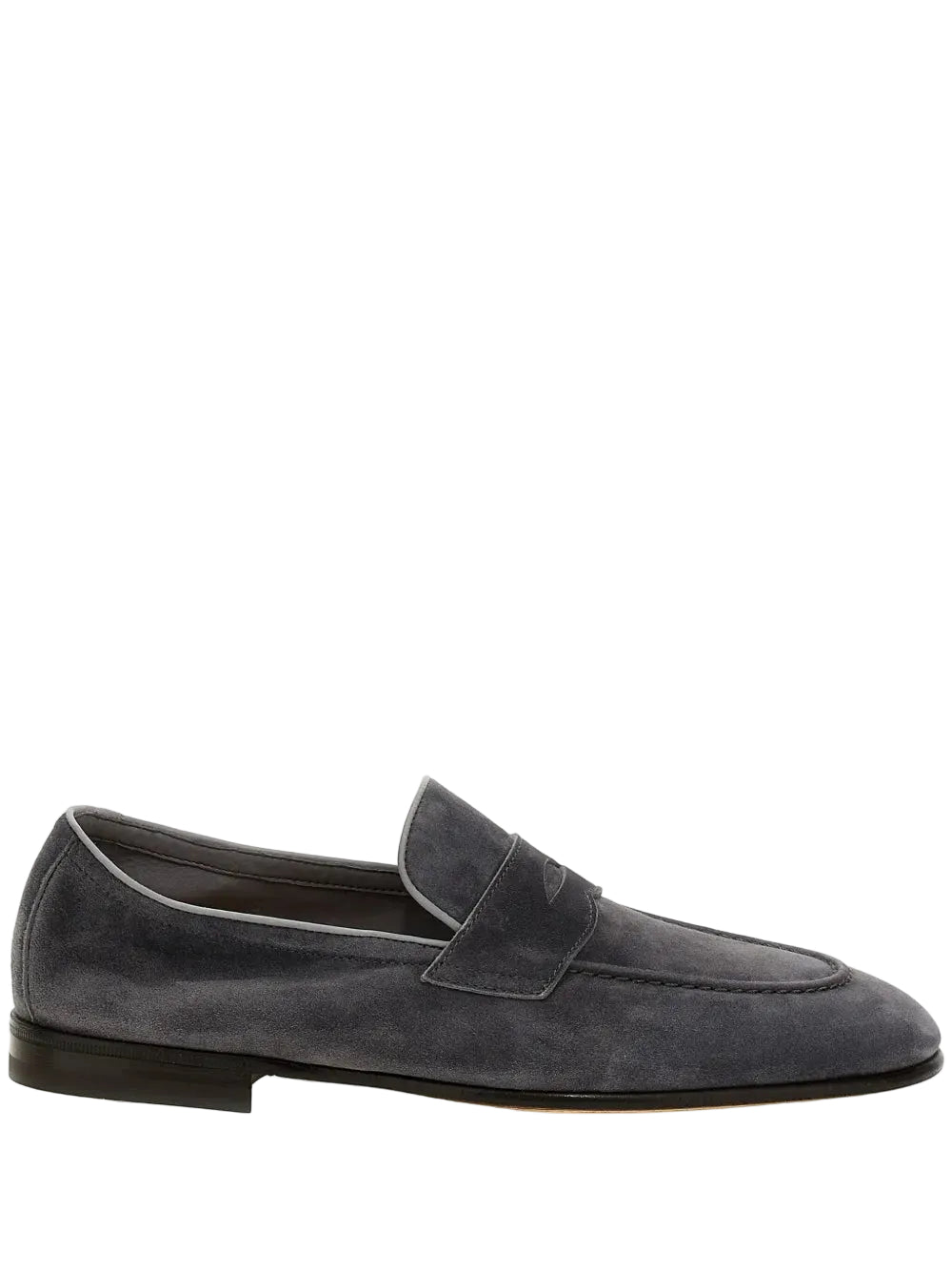 Suede loafers-BRUNELLO CUCINELLI-Verso