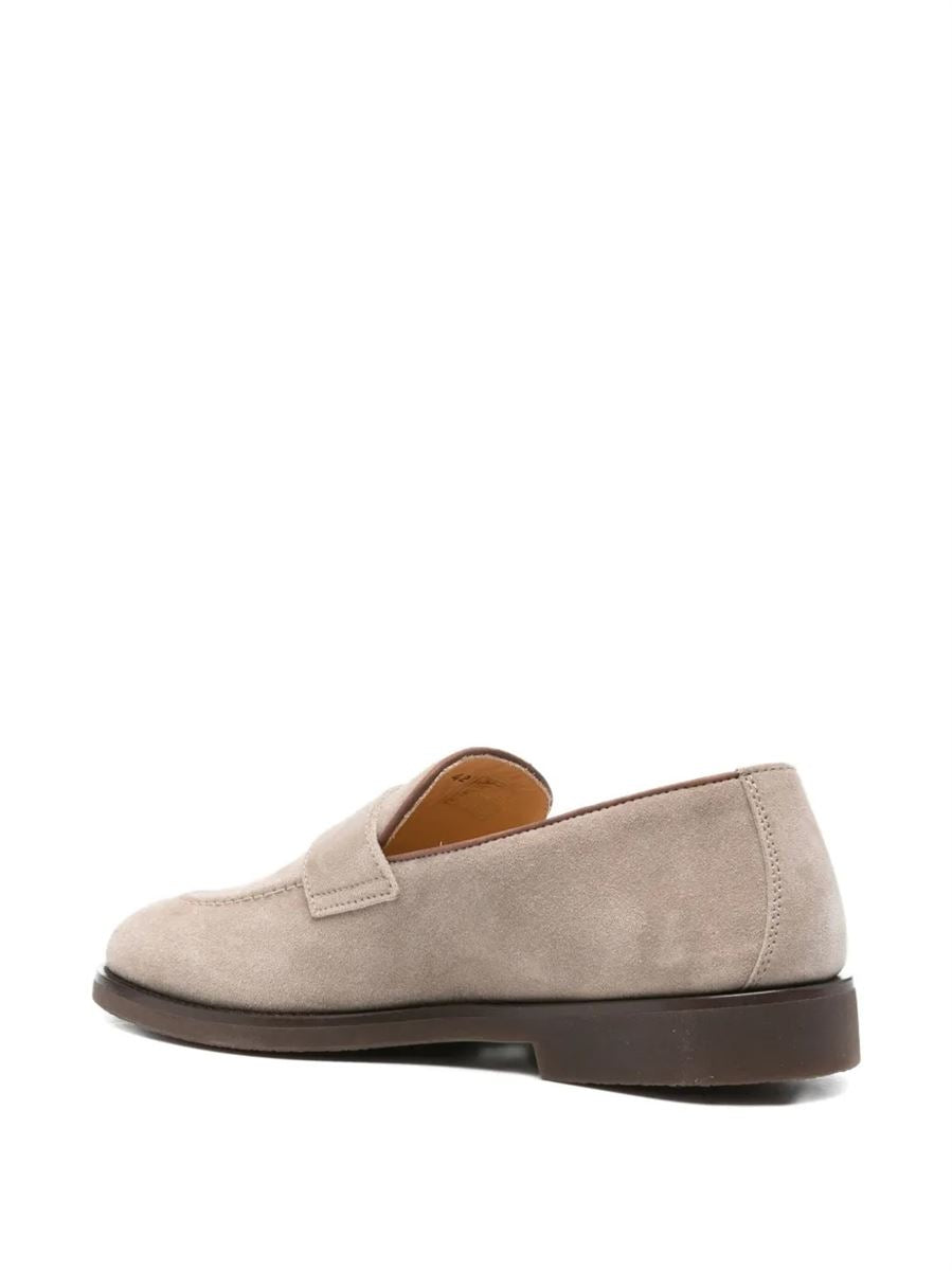 Suede penny loafers-BRUNELLO CUCINELLI-Verso