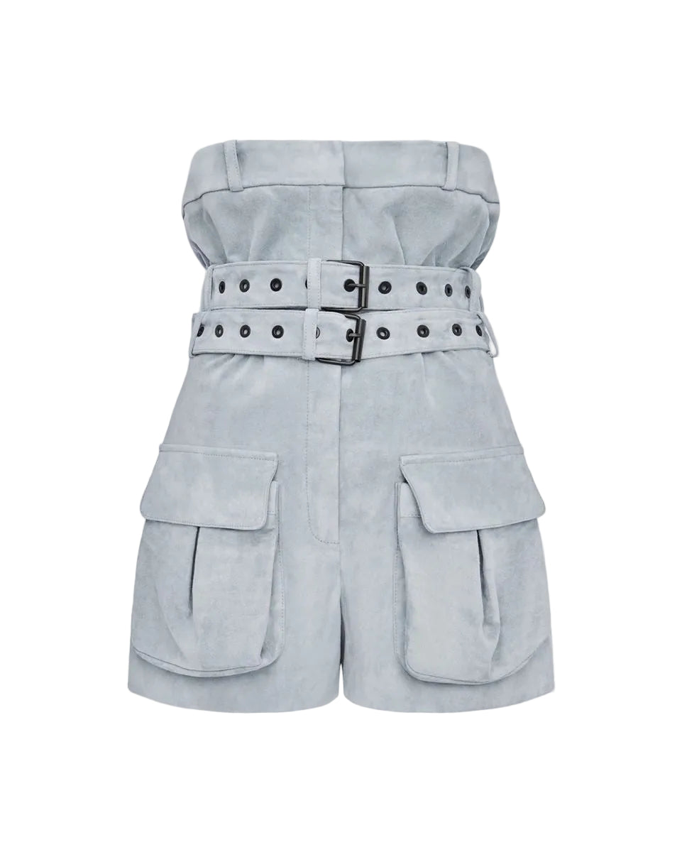 Suede shorts-THE MANNEI-Verso