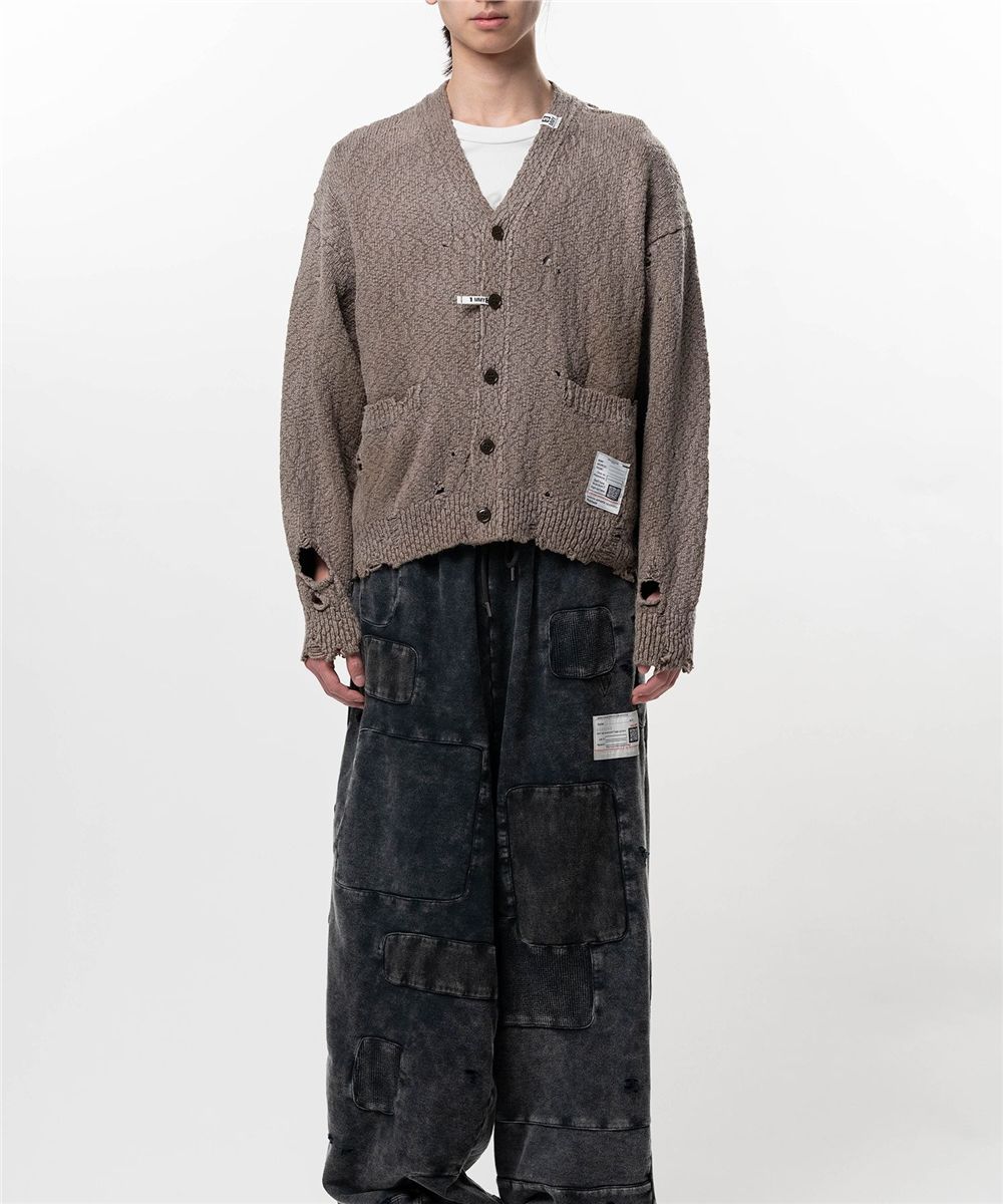 Sun faded like knit cardigan-MAISON MIHARA YASUHIRO-Verso