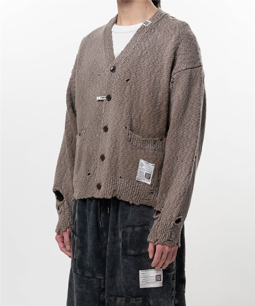 Sun faded like knit cardigan-MAISON MIHARA YASUHIRO-Verso