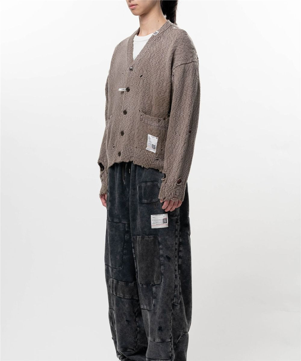 Sun faded like knit cardigan-MAISON MIHARA YASUHIRO-Verso