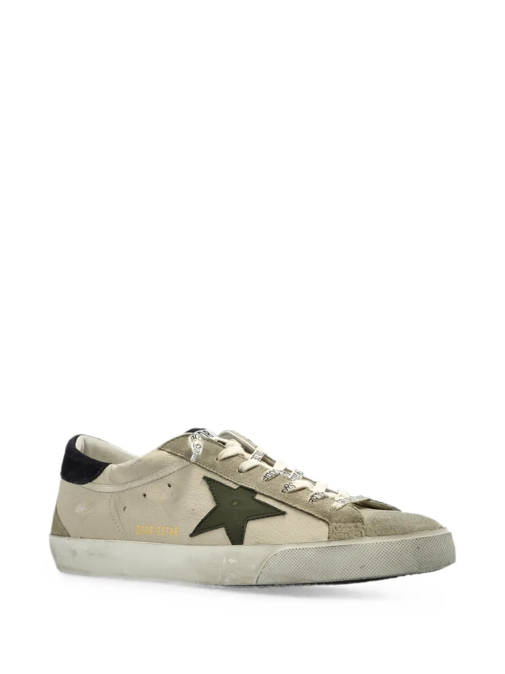 Super-star distressed-effect sneakers-GOLDEN GOOSE-Verso