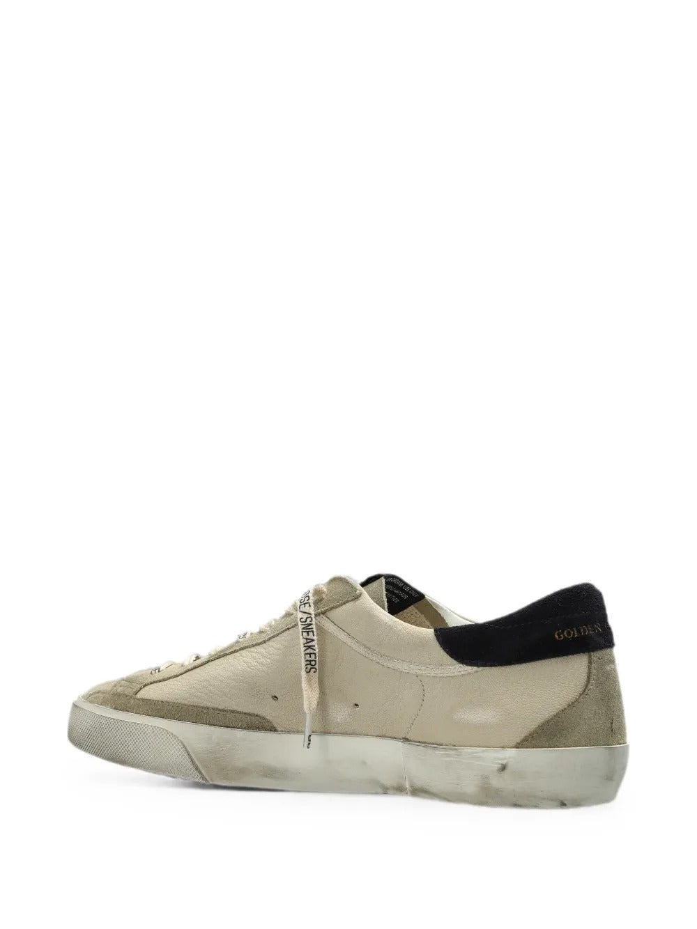 Super-star distressed-effect sneakers-GOLDEN GOOSE-Verso