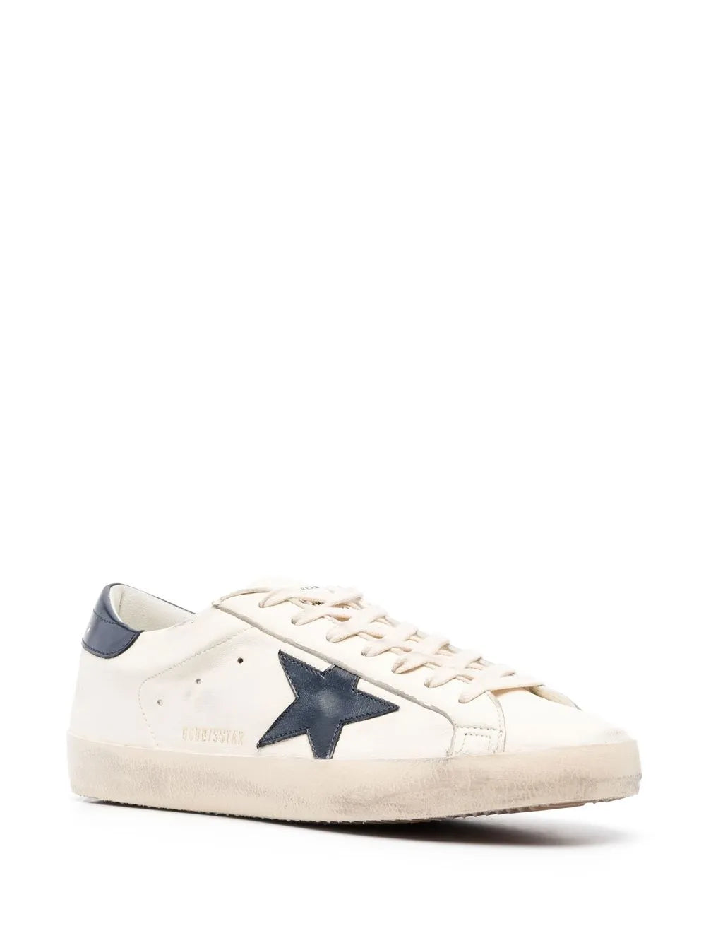 Super-star lace-up sneakers-GOLDEN GOOSE-Verso