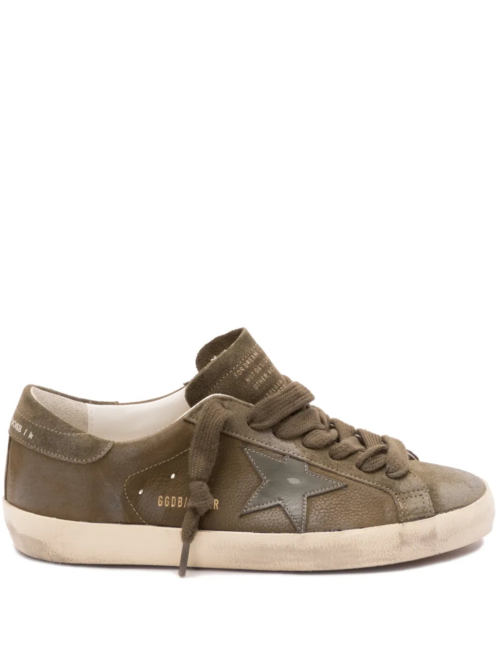 Super-star lace-up sneakers-GOLDEN GOOSE-Verso