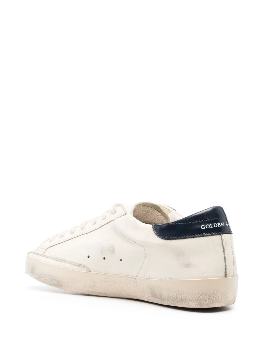 Super-star lace-up sneakers-GOLDEN GOOSE-Verso
