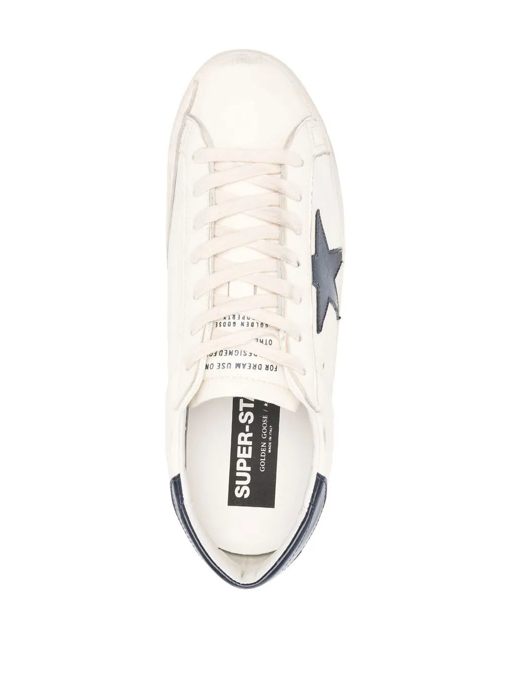 Super-star lace-up sneakers-GOLDEN GOOSE-Verso