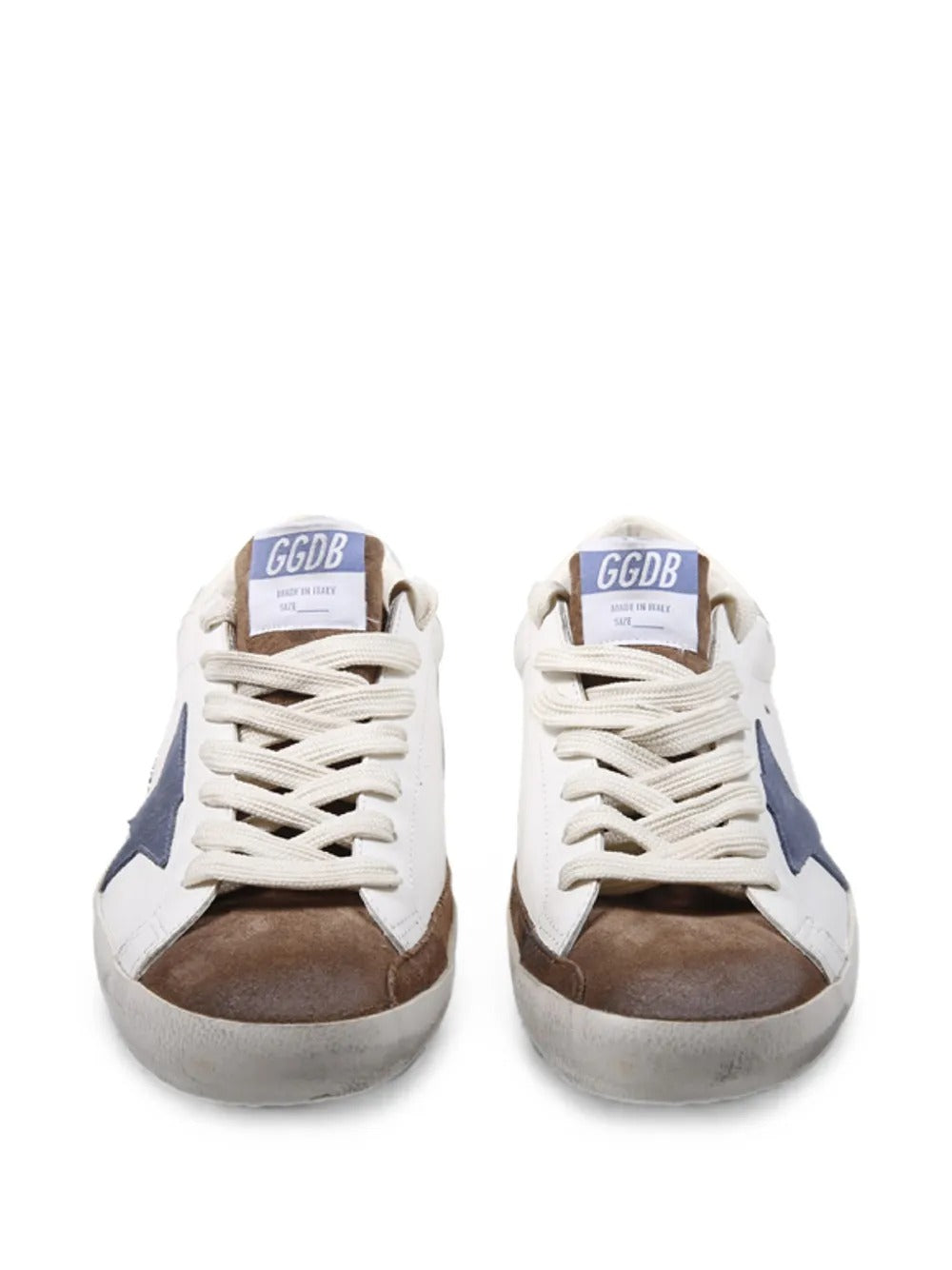 Super-star star-patch sneakers-GOLDEN GOOSE-Verso