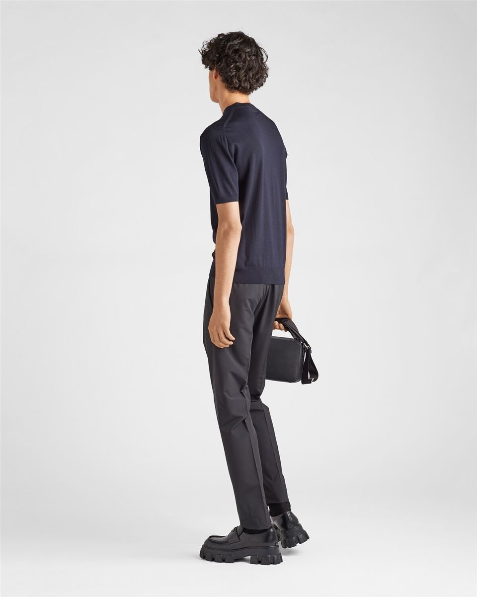 SUPERFINE WOOL CREW-NECK SWEATER-PRADA-Verso