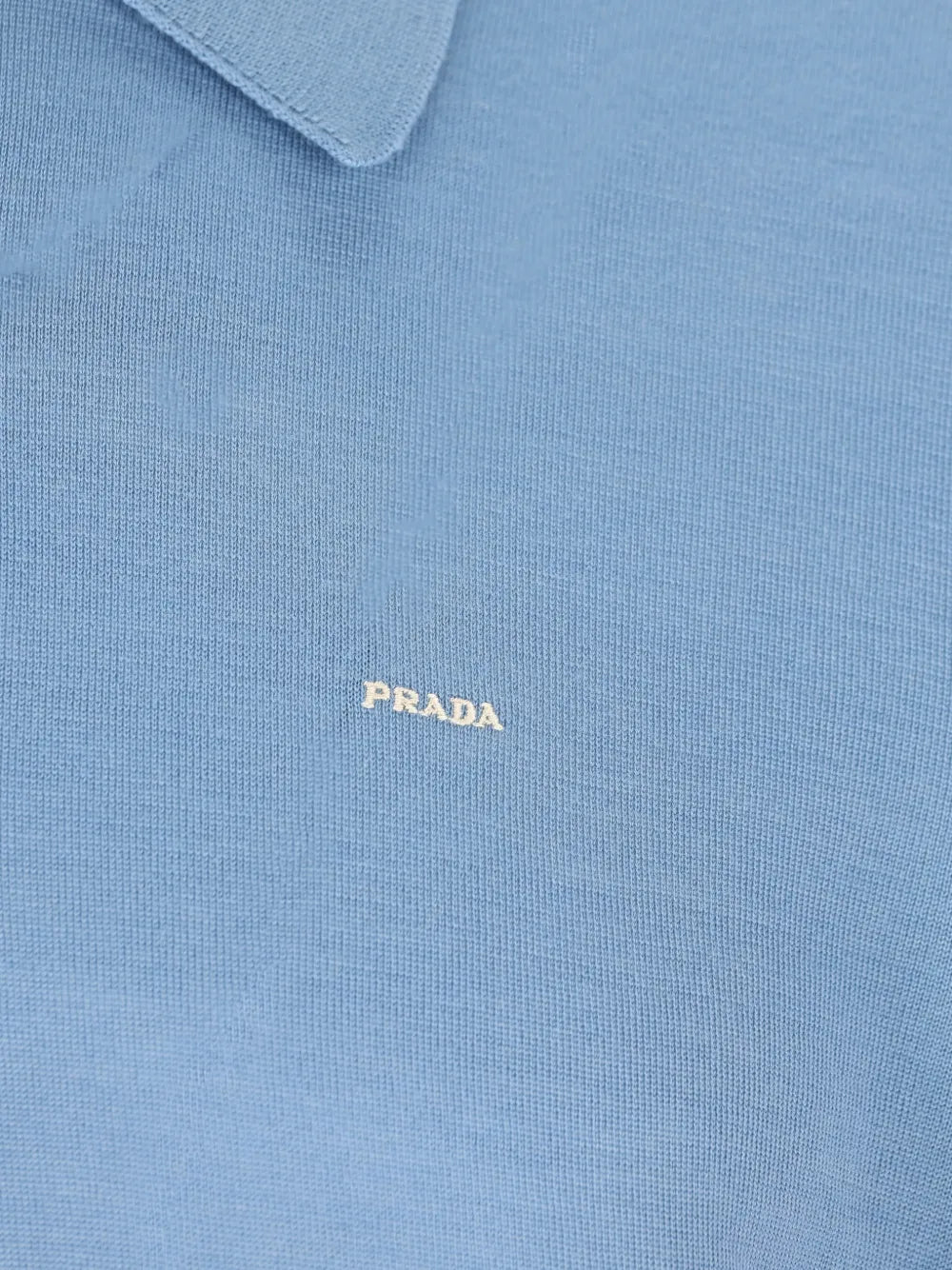 Superfine Wool Polo Shirt-PRADA-Verso