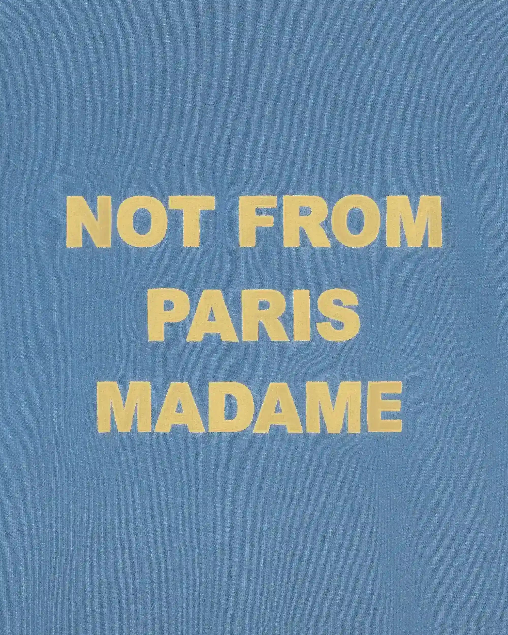 Sweatshirt slogan-DRÔLE DE MONSIEUR-Verso