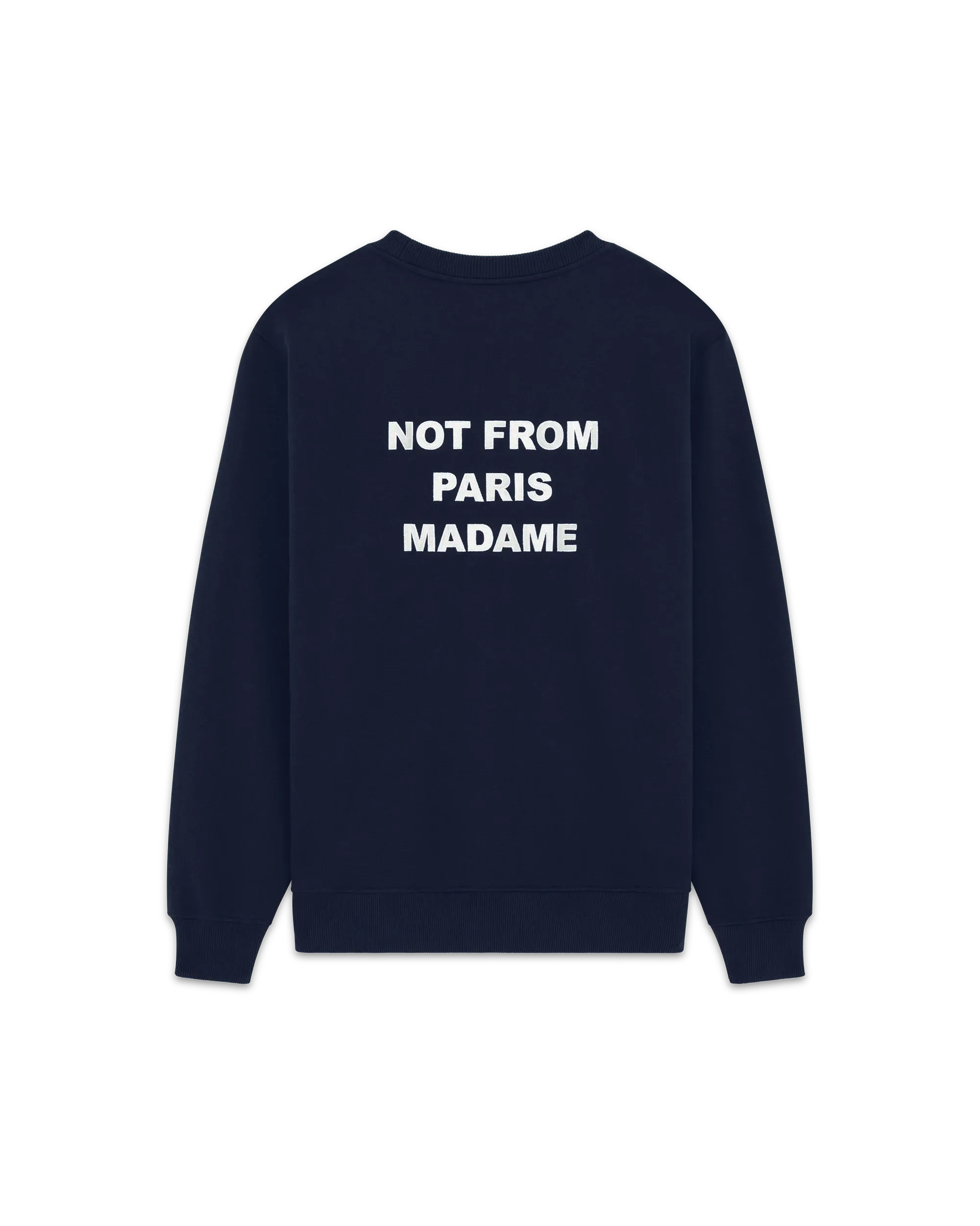 Sweatshirt Slogan-DRÔLE DE MONSIEUR-Verso