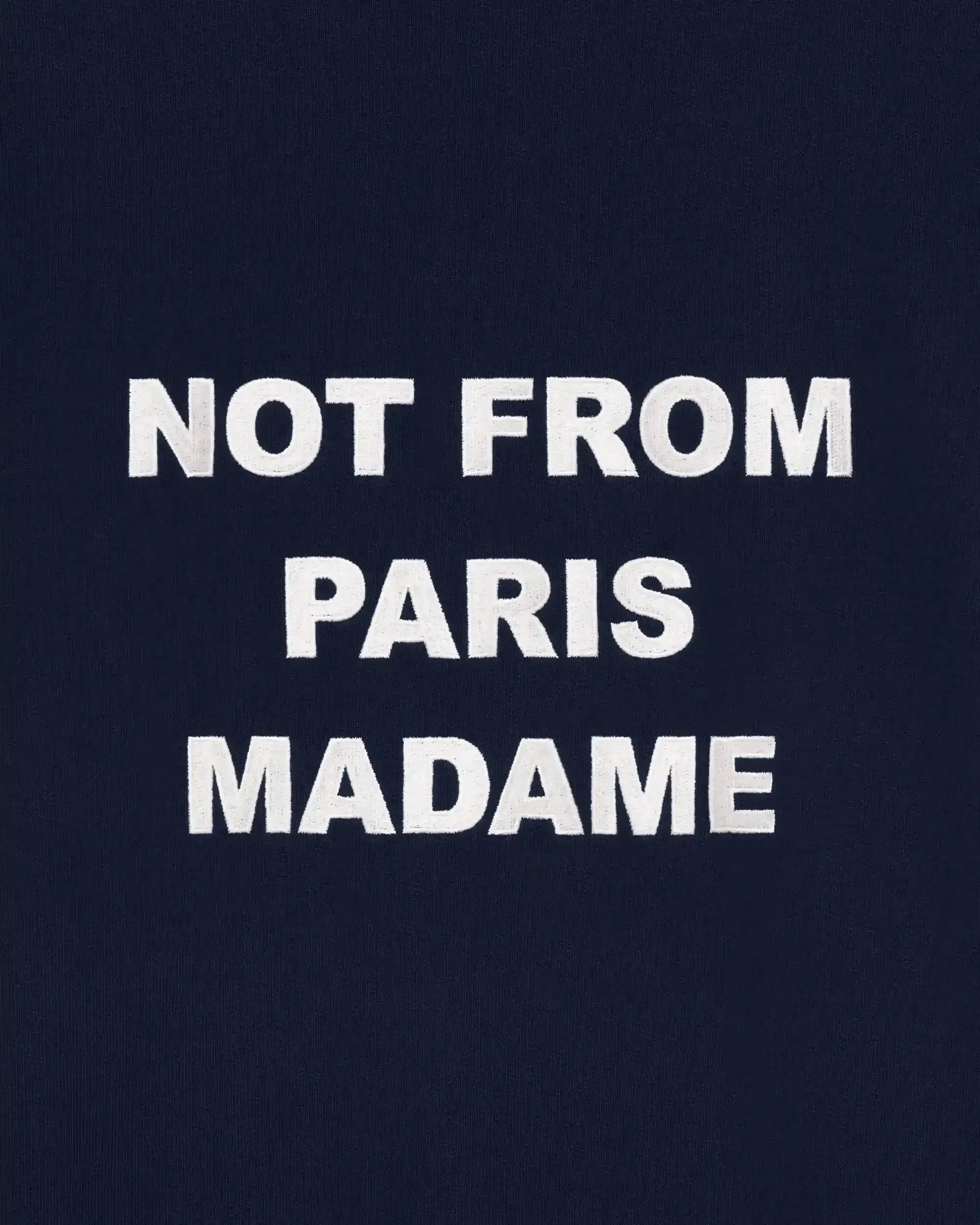 Sweatshirt Slogan-DRÔLE DE MONSIEUR-Verso