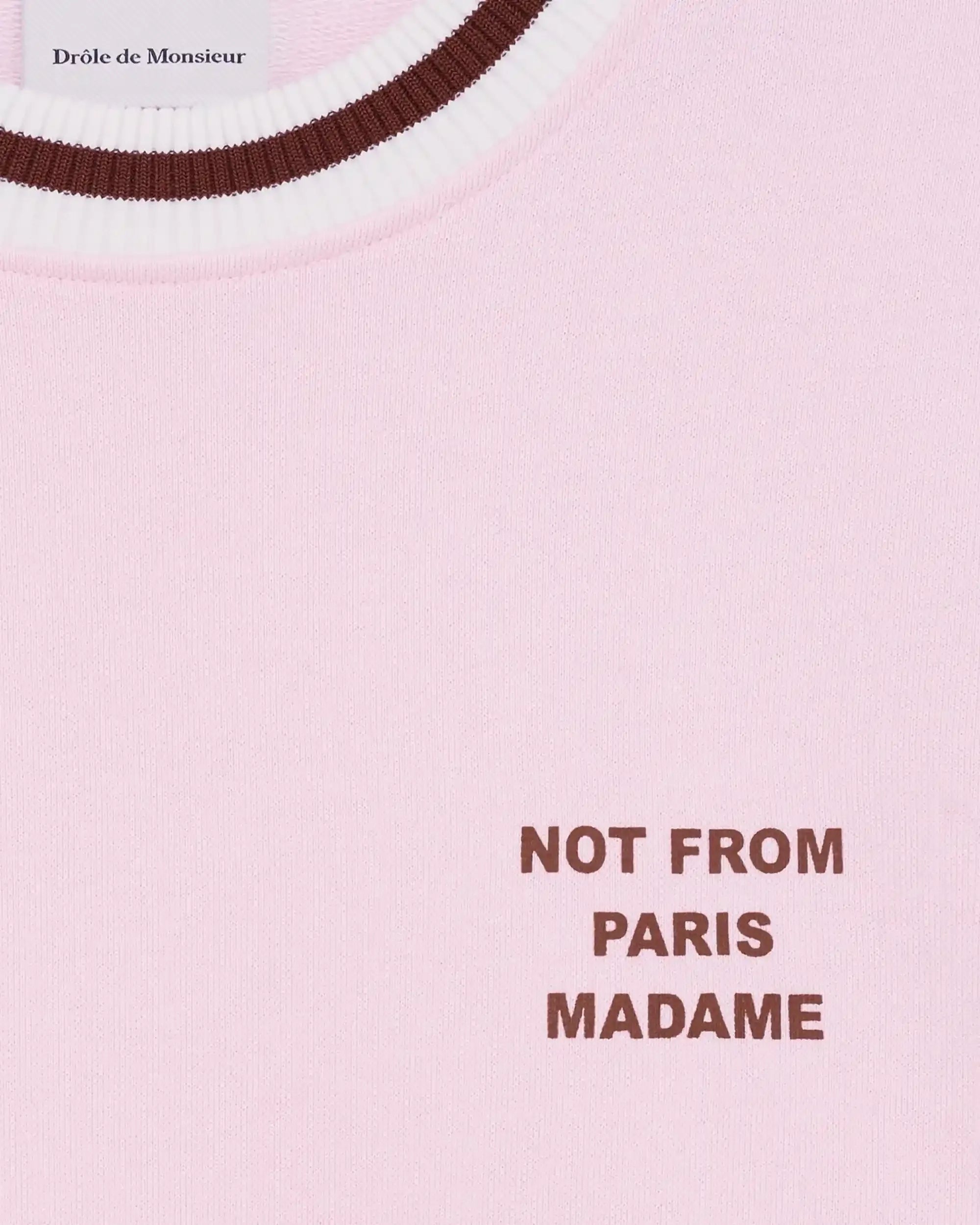 Sweatshirt Slogan Sport-DRÔLE DE MONSIEUR-Verso