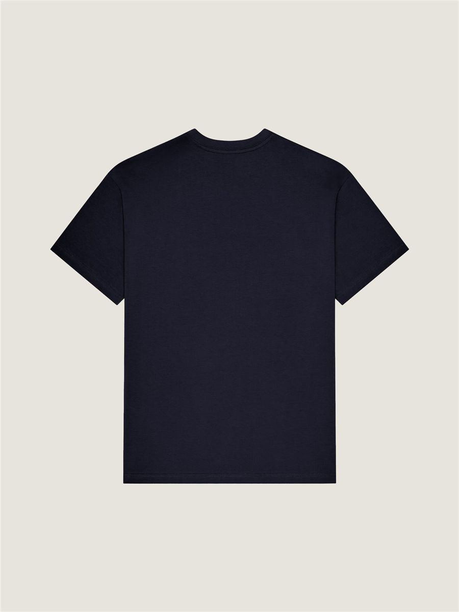 T-shirt in cotton with givenchy paris gros grain-GIVENCHY-Verso