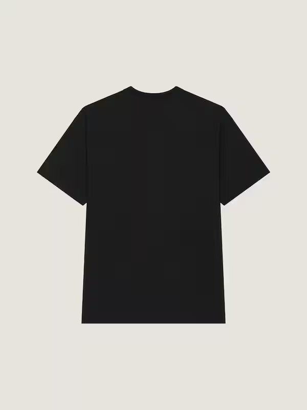 T-shirt in cotton with givenchy paris paint print-GIVENCHY-Verso