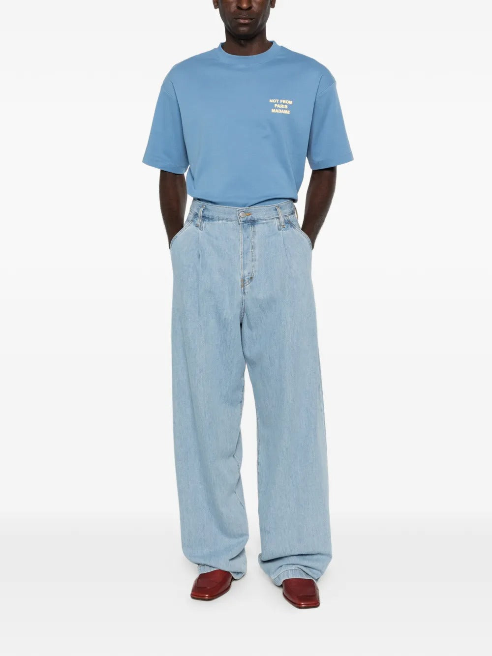 T-shirt slogan-DRÔLE DE MONSIEUR-Verso