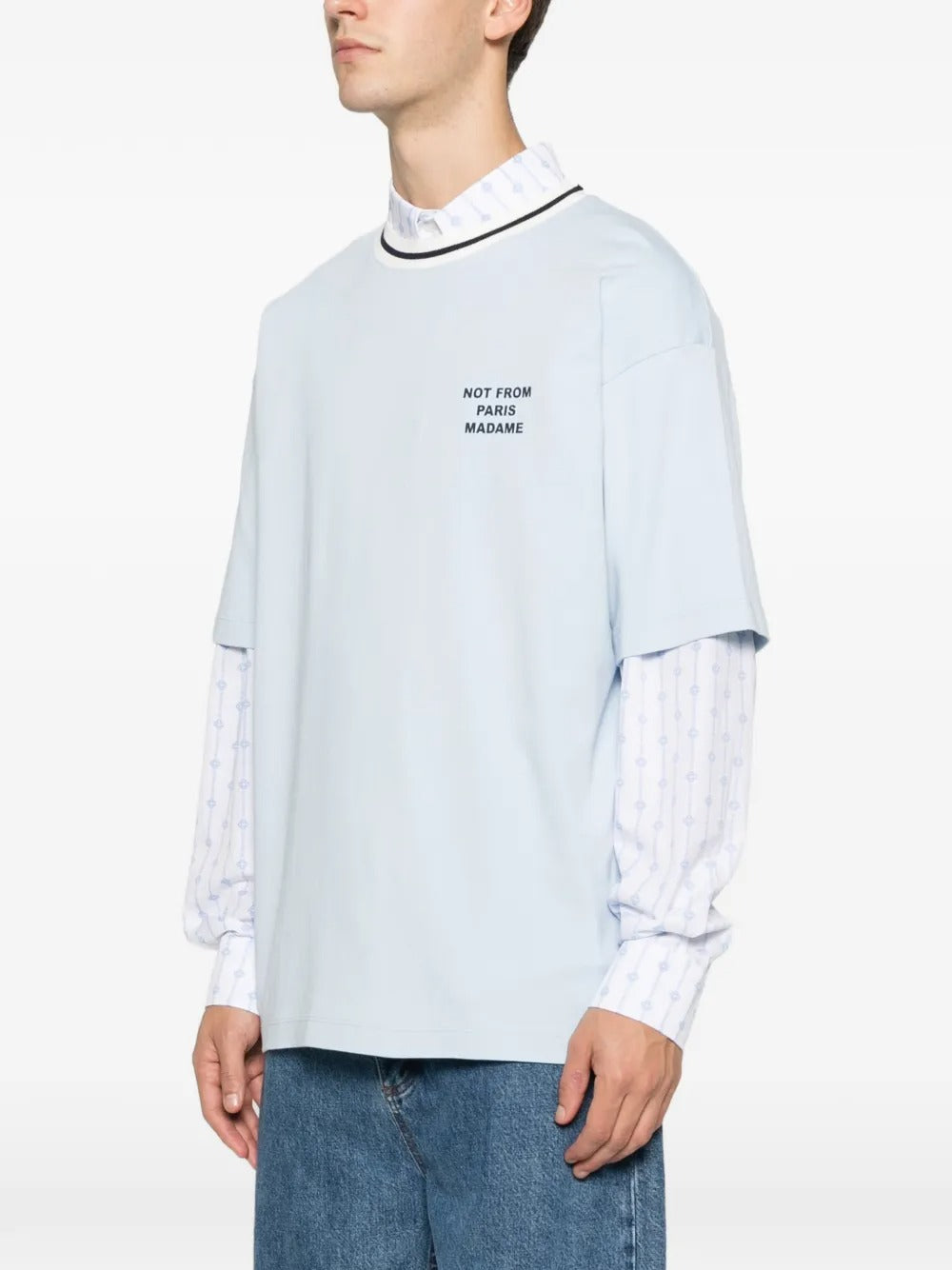 T-shirt slogan sport-DRÔLE DE MONSIEUR-Verso