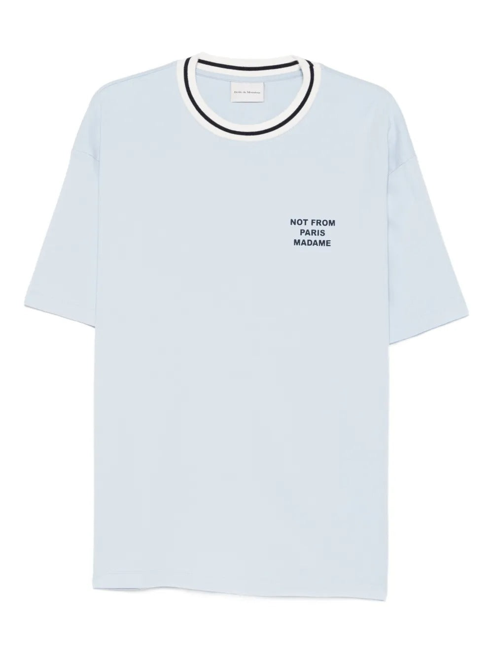 T-shirt slogan sport-DRÔLE DE MONSIEUR-Verso