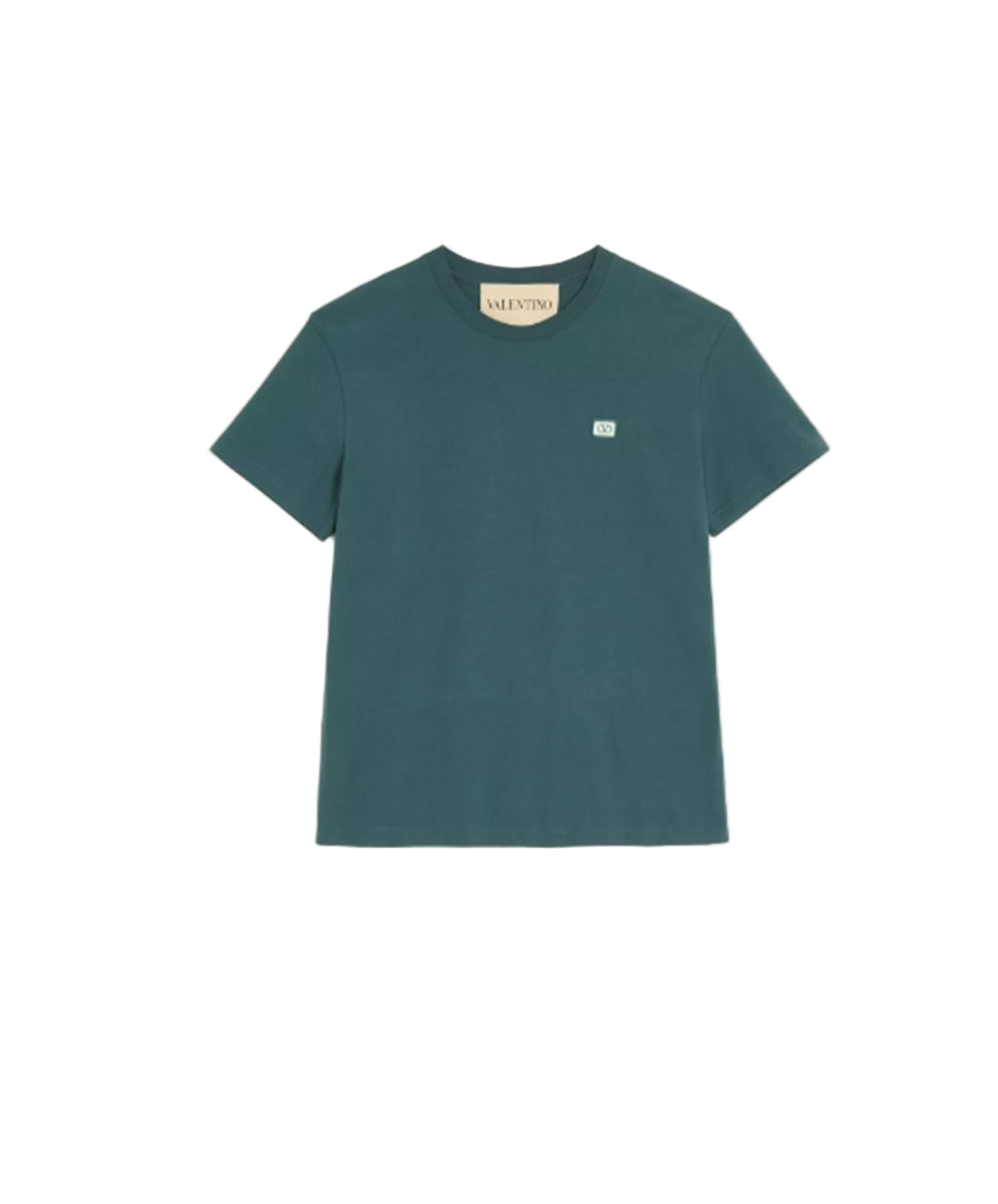 t-shirt with patch-VALENTINO-Verso