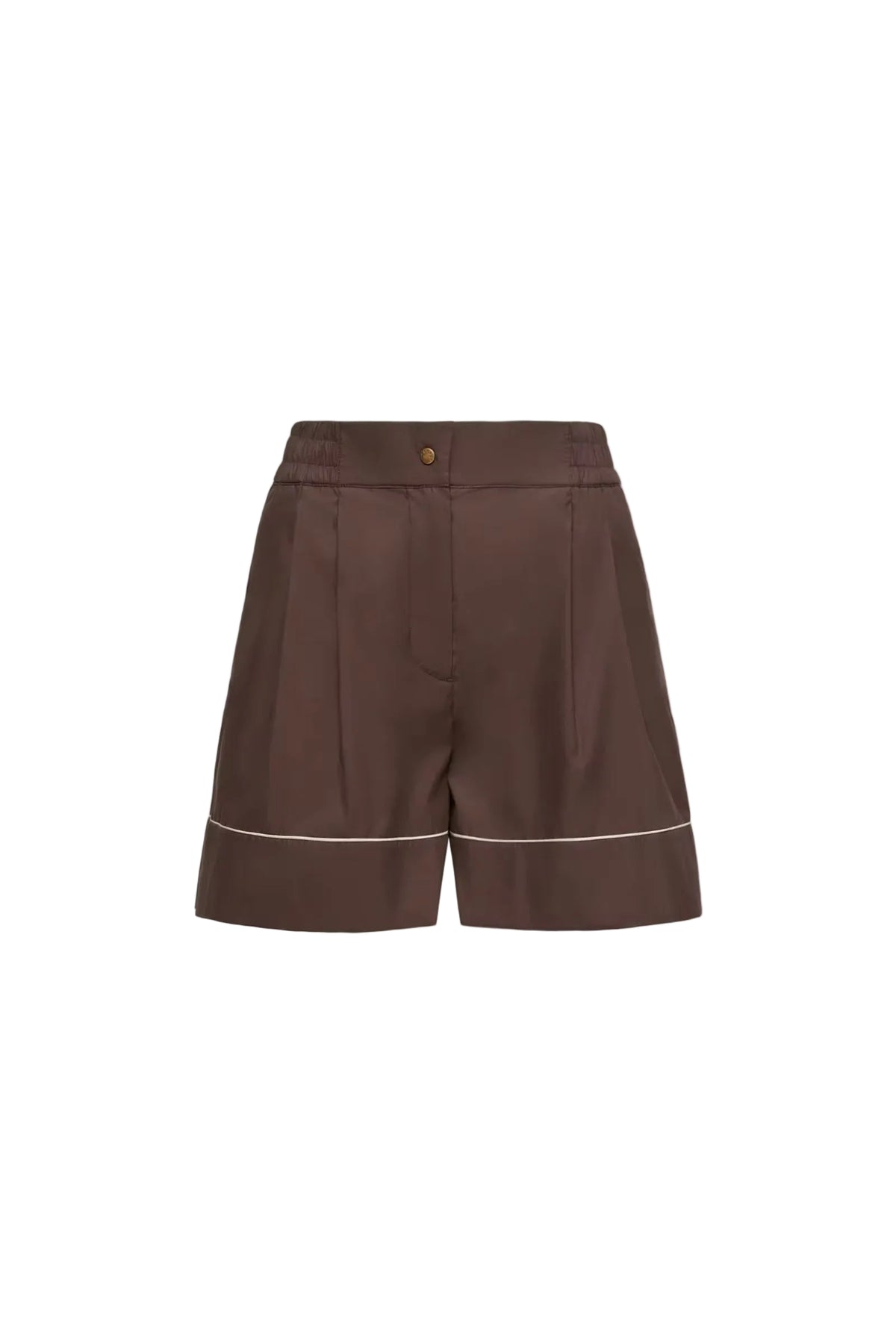 Tailored cotton blend shorts-MONCLER-312885-36-Verso