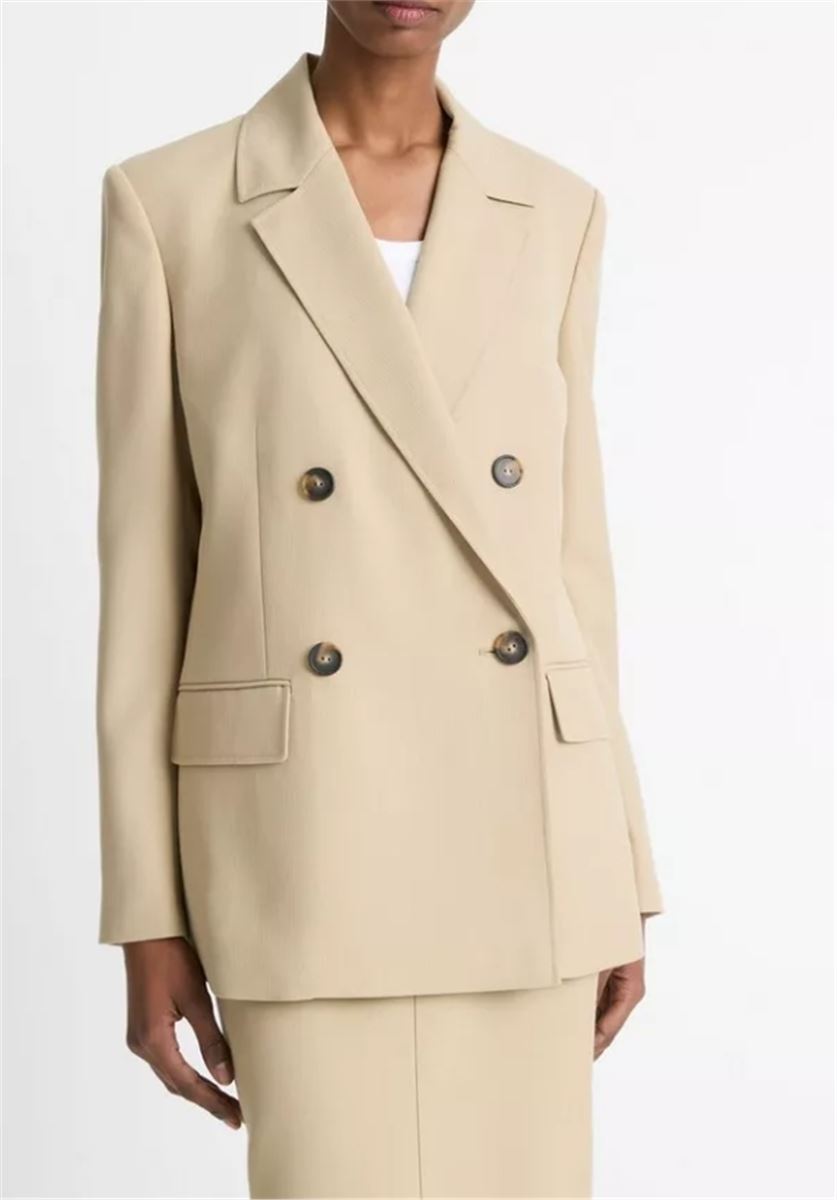 TAILORED ITALIAN CANVAS BLAZER-VINCE-Verso