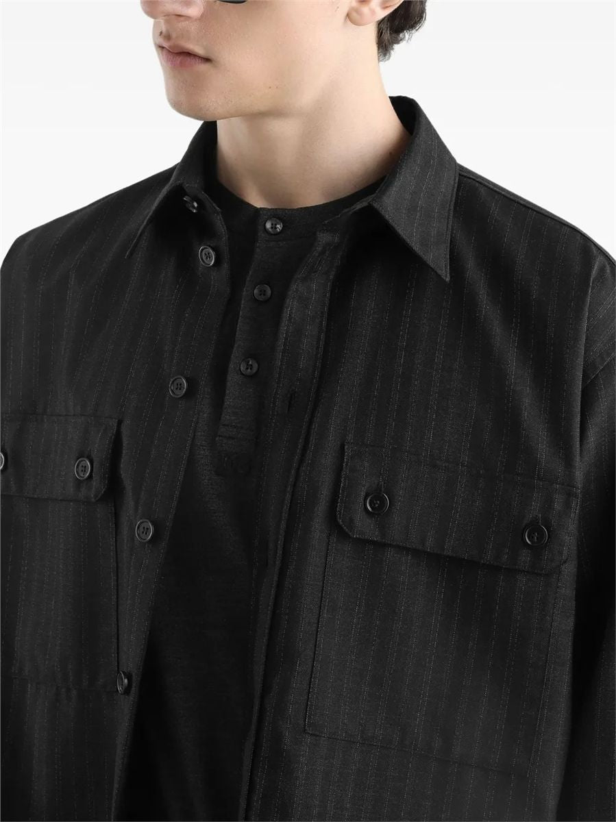 Tailored pinstripe shirt-DOLCE&GABBANA-Verso