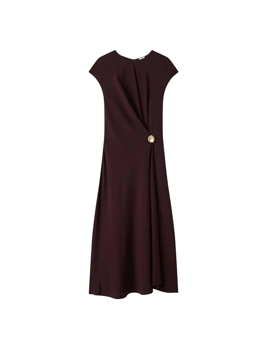 Taipan crepe dress-JOSEPH-312273-36-Verso