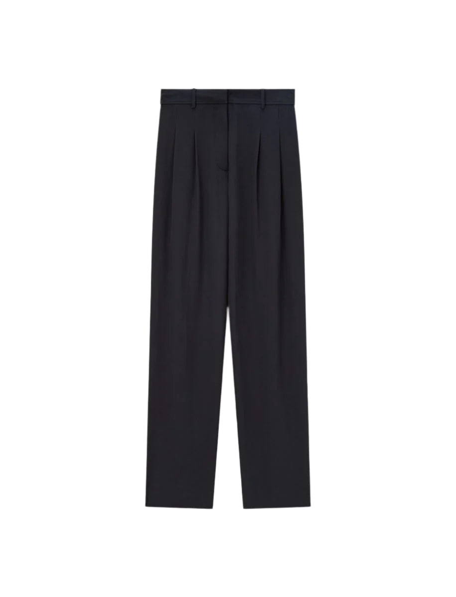 TARN CREPE DE SOIE SILK TROUSERS-JOSEPH-Verso