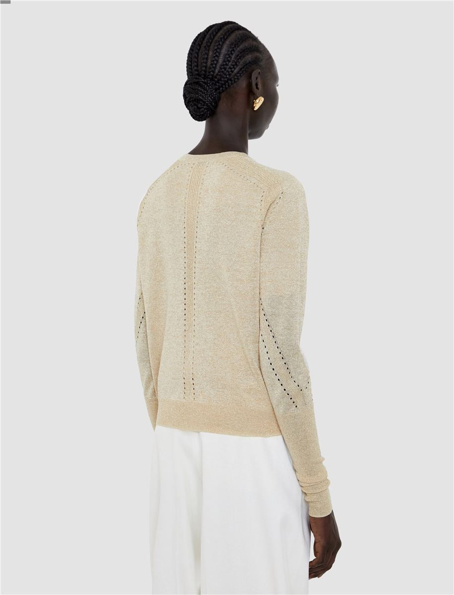 Tasse lurex knit cardigan-JOSEPH-Verso