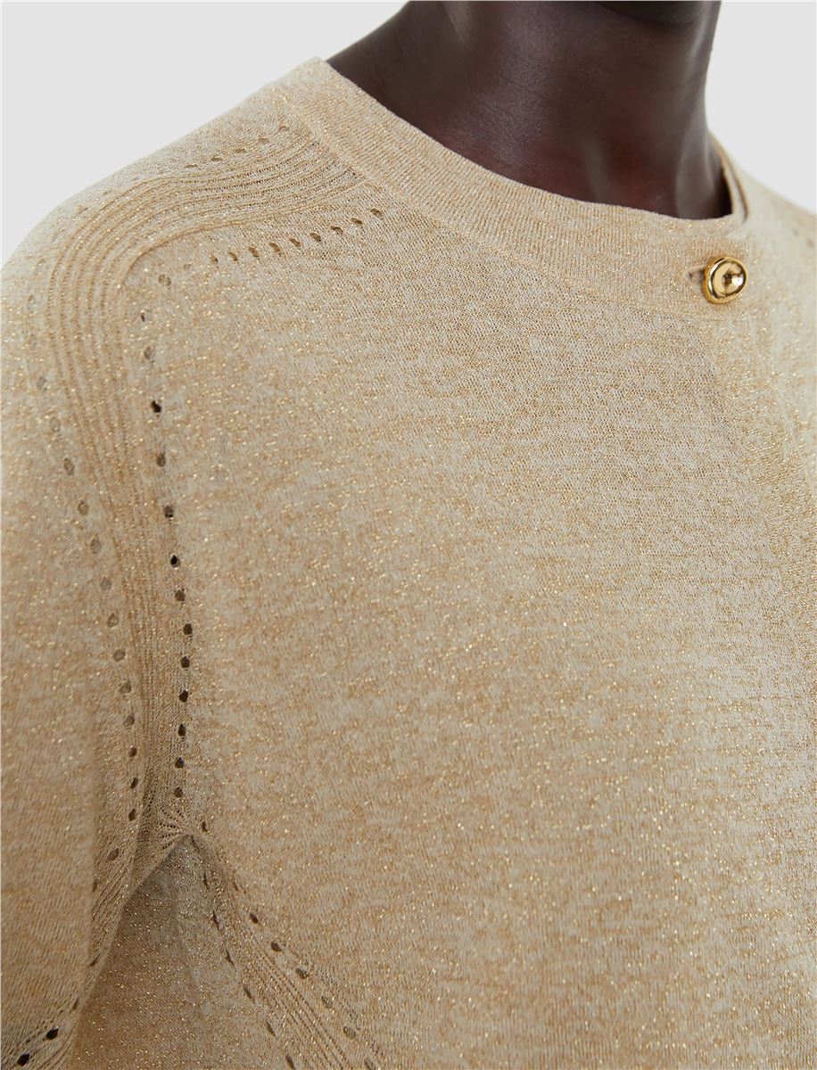 Tasse lurex knit cardigan-JOSEPH-Verso