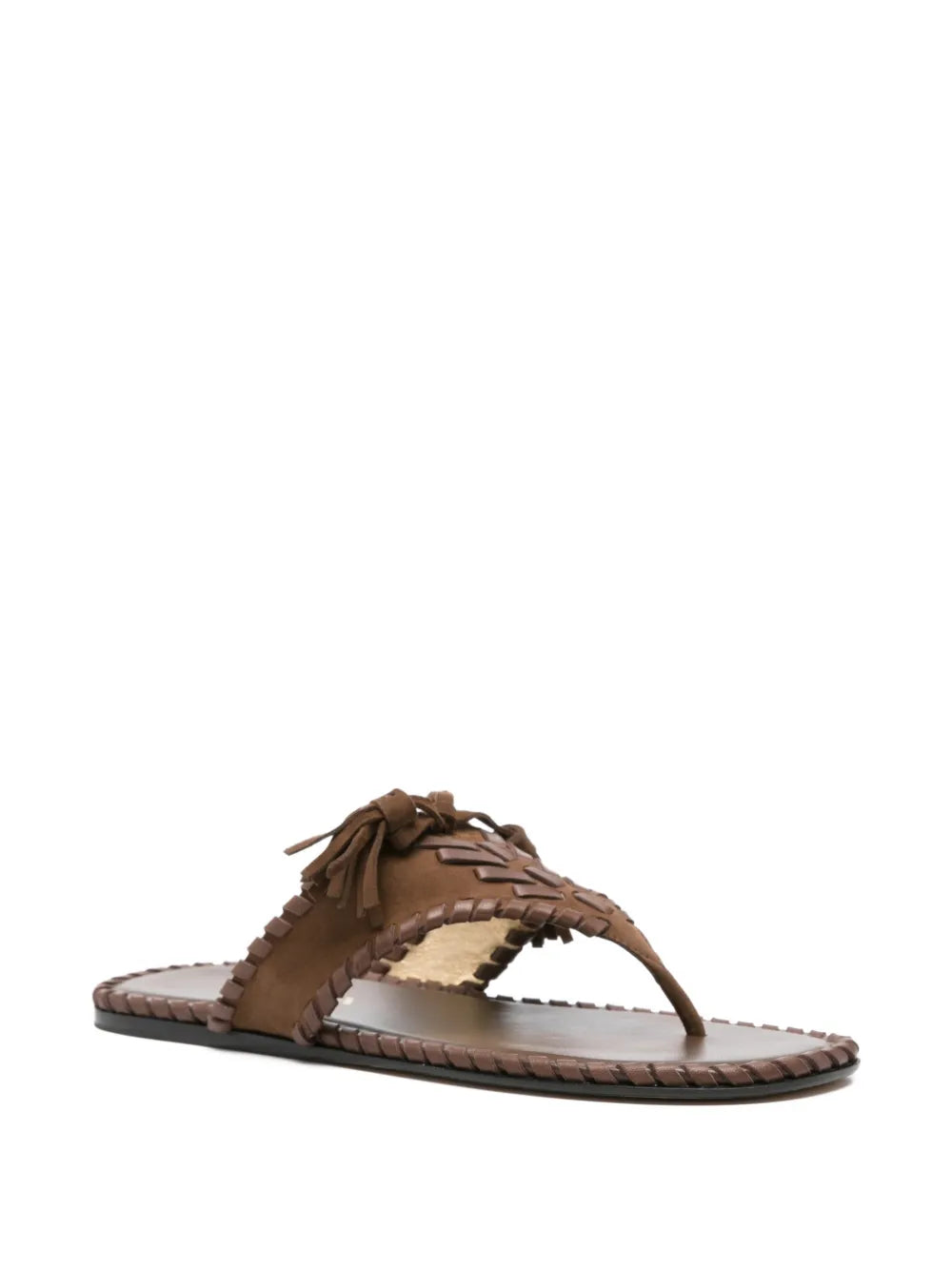 Tassel-detail sandals-PRADA-Verso