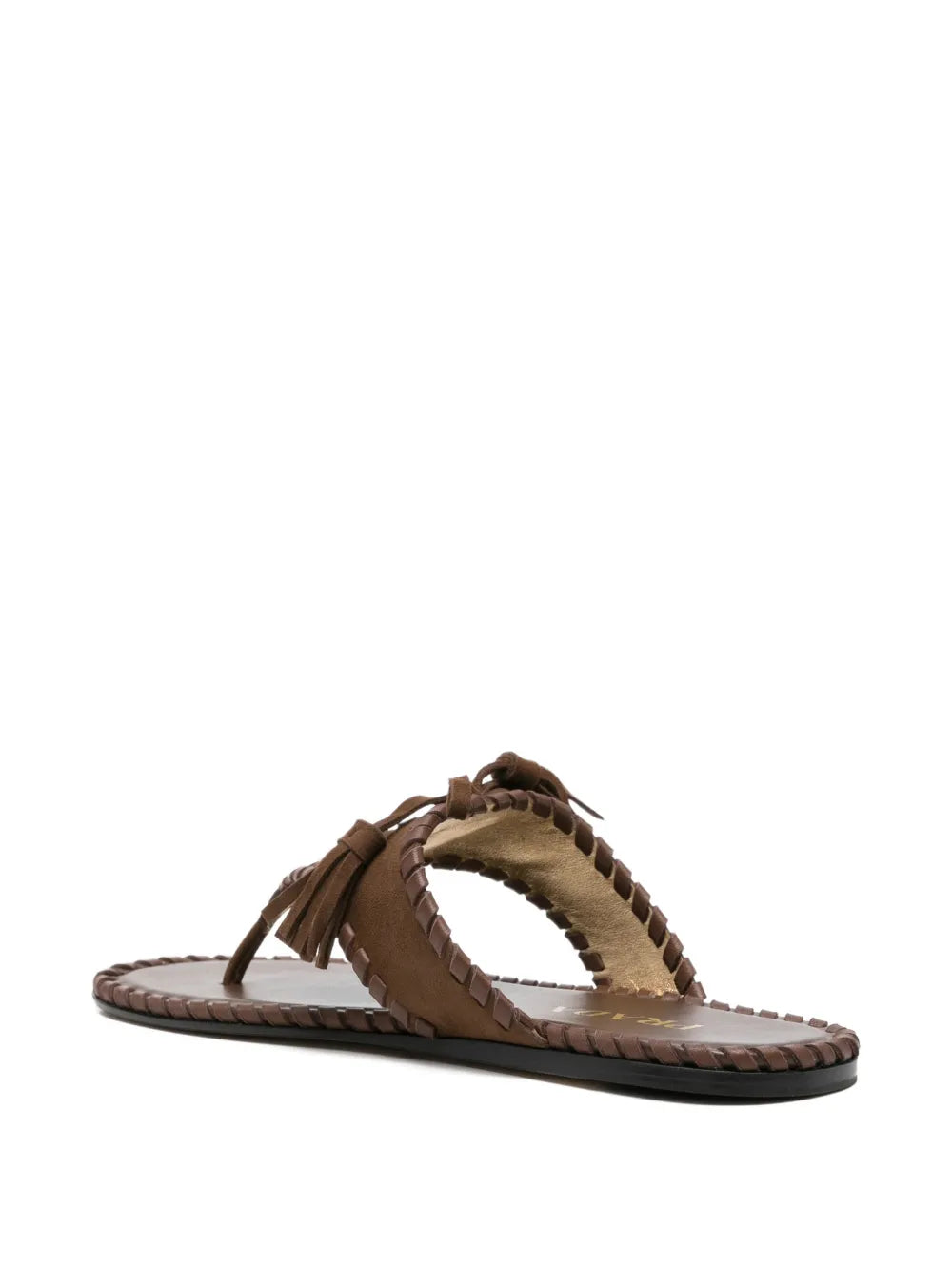 Tassel-detail sandals-PRADA-Verso