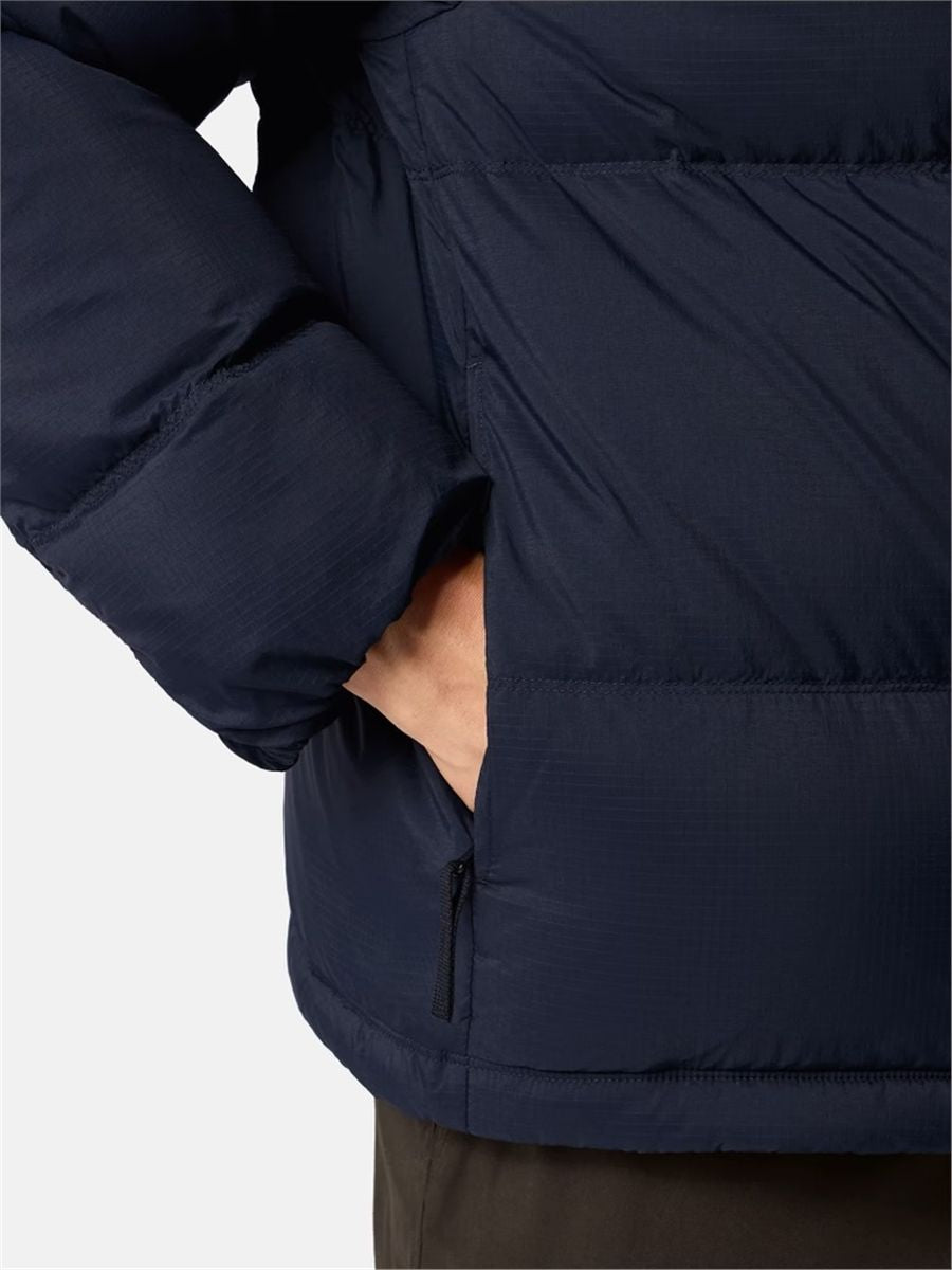 Tear-resistant down jacket with detachable hood-STONE ISLAND-Verso