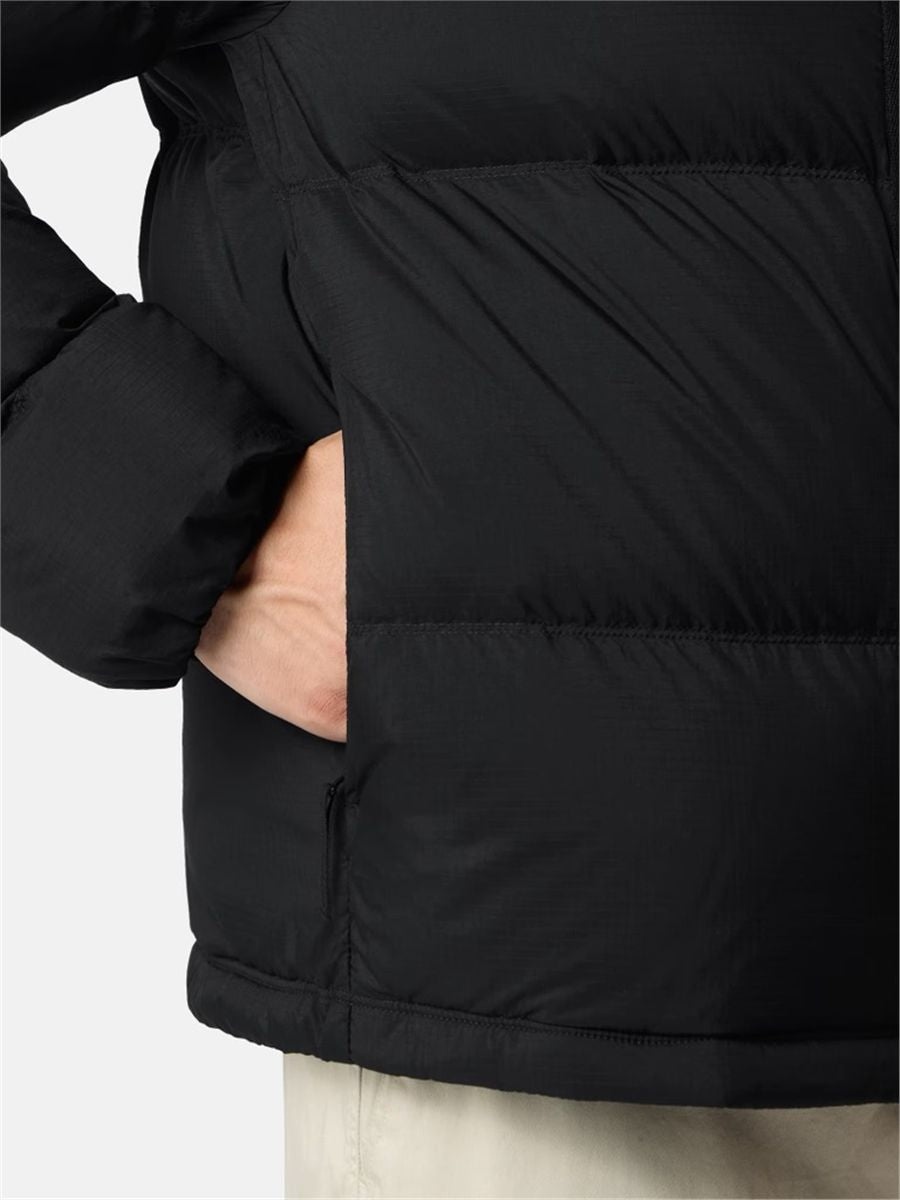 Tear-resistant down jacket with detachable hood-STONE ISLAND-Verso
