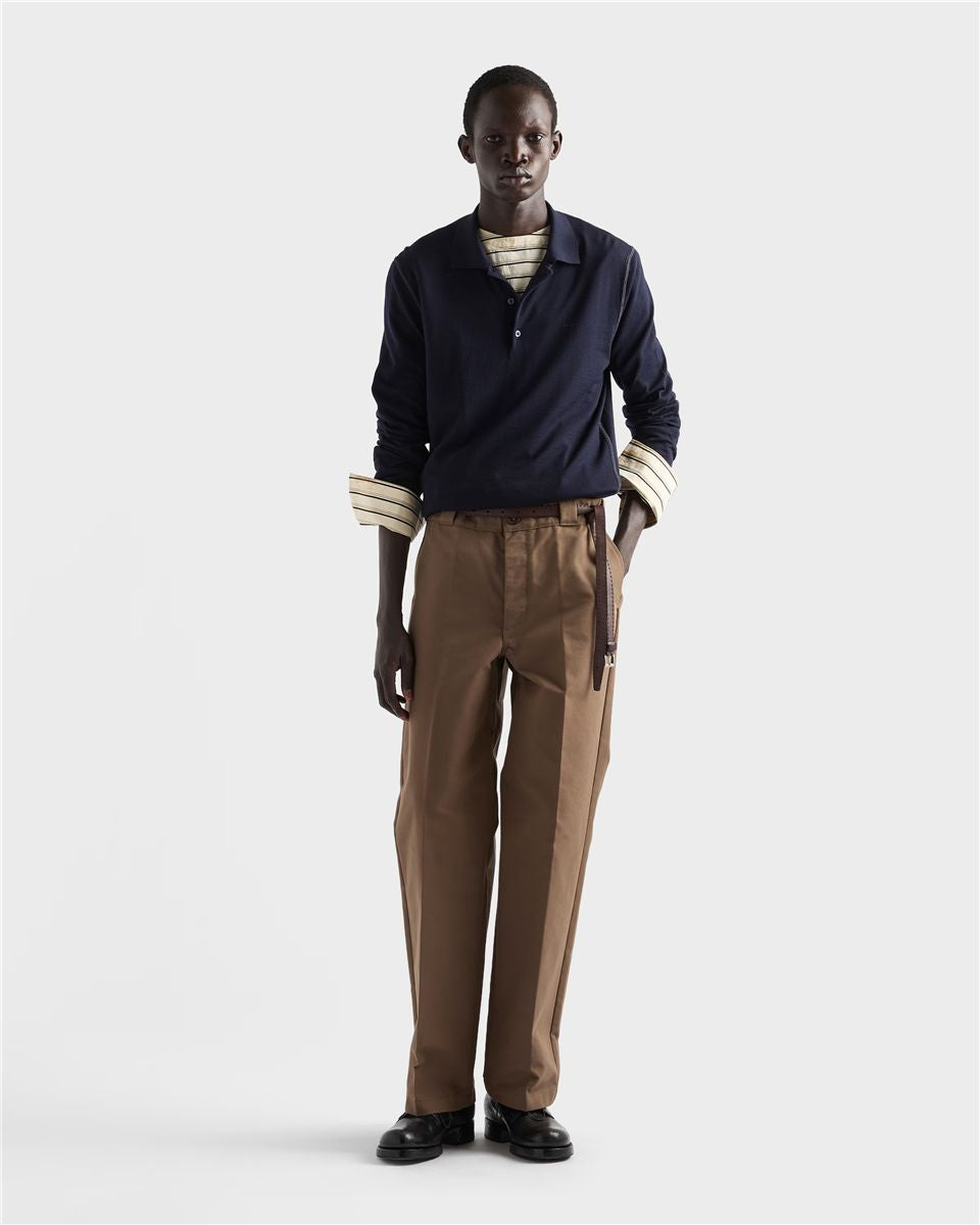 Technical canvas pants-PRADA-Verso