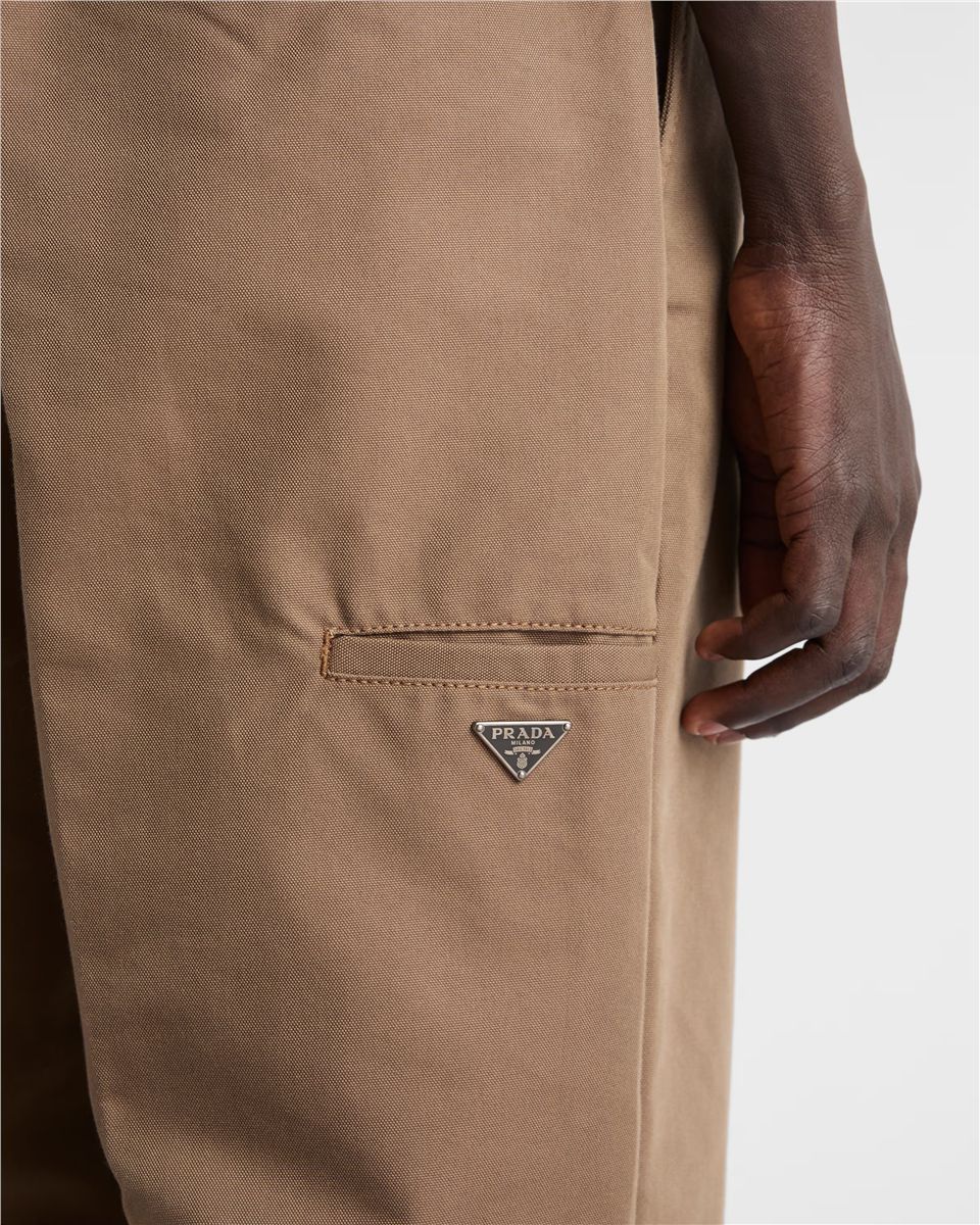 Technical canvas pants-PRADA-Verso