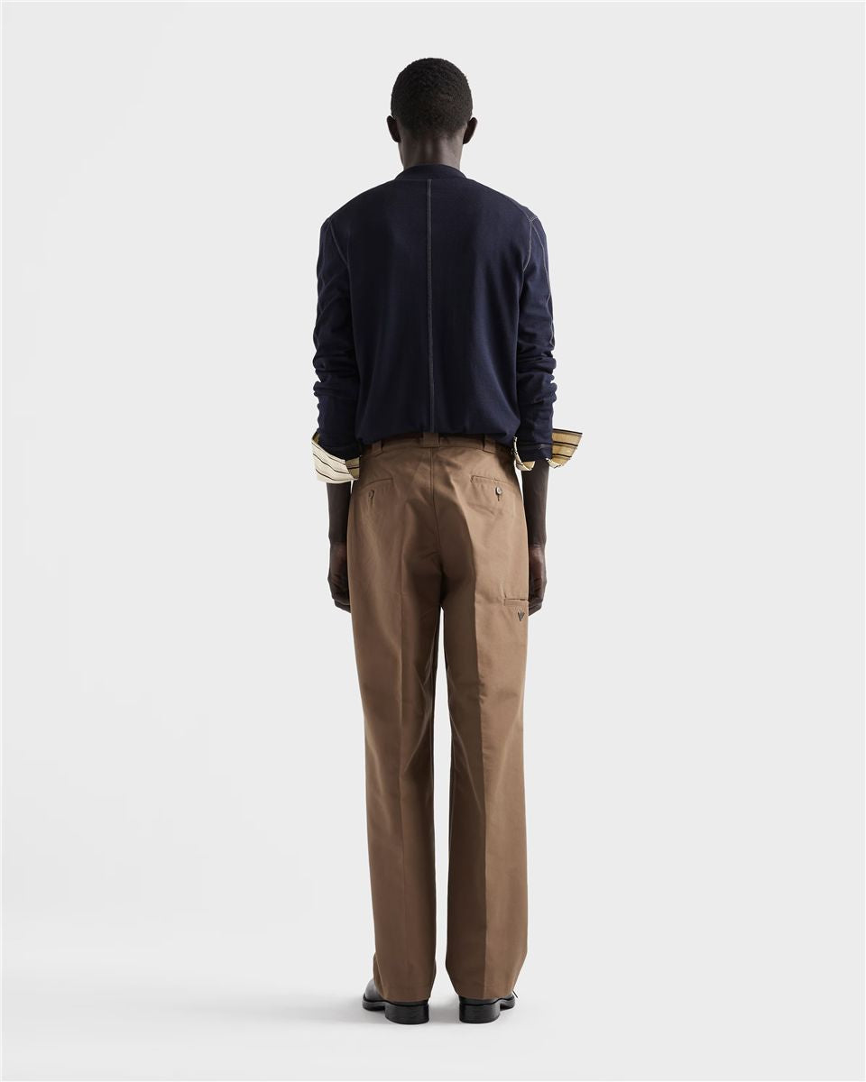 Technical canvas pants-PRADA-Verso