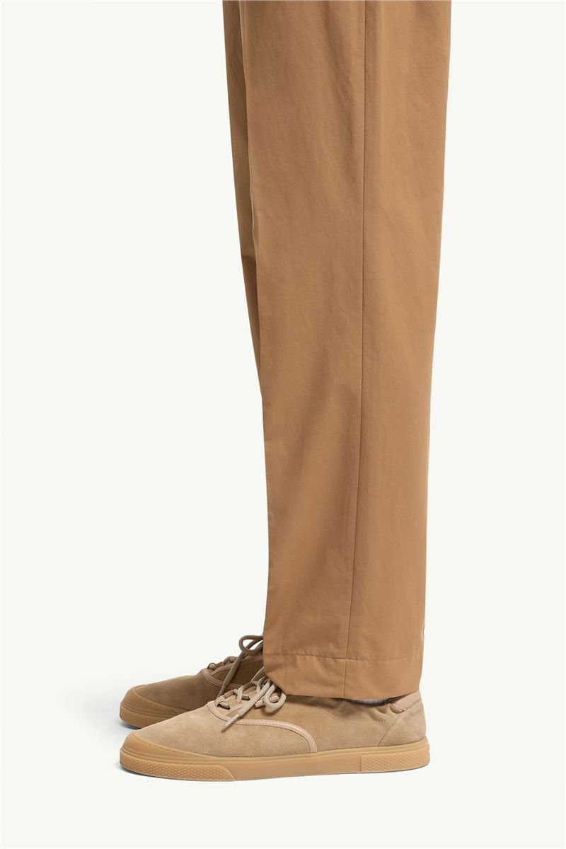 Technical cotton blend trousers-MONCLER-Verso