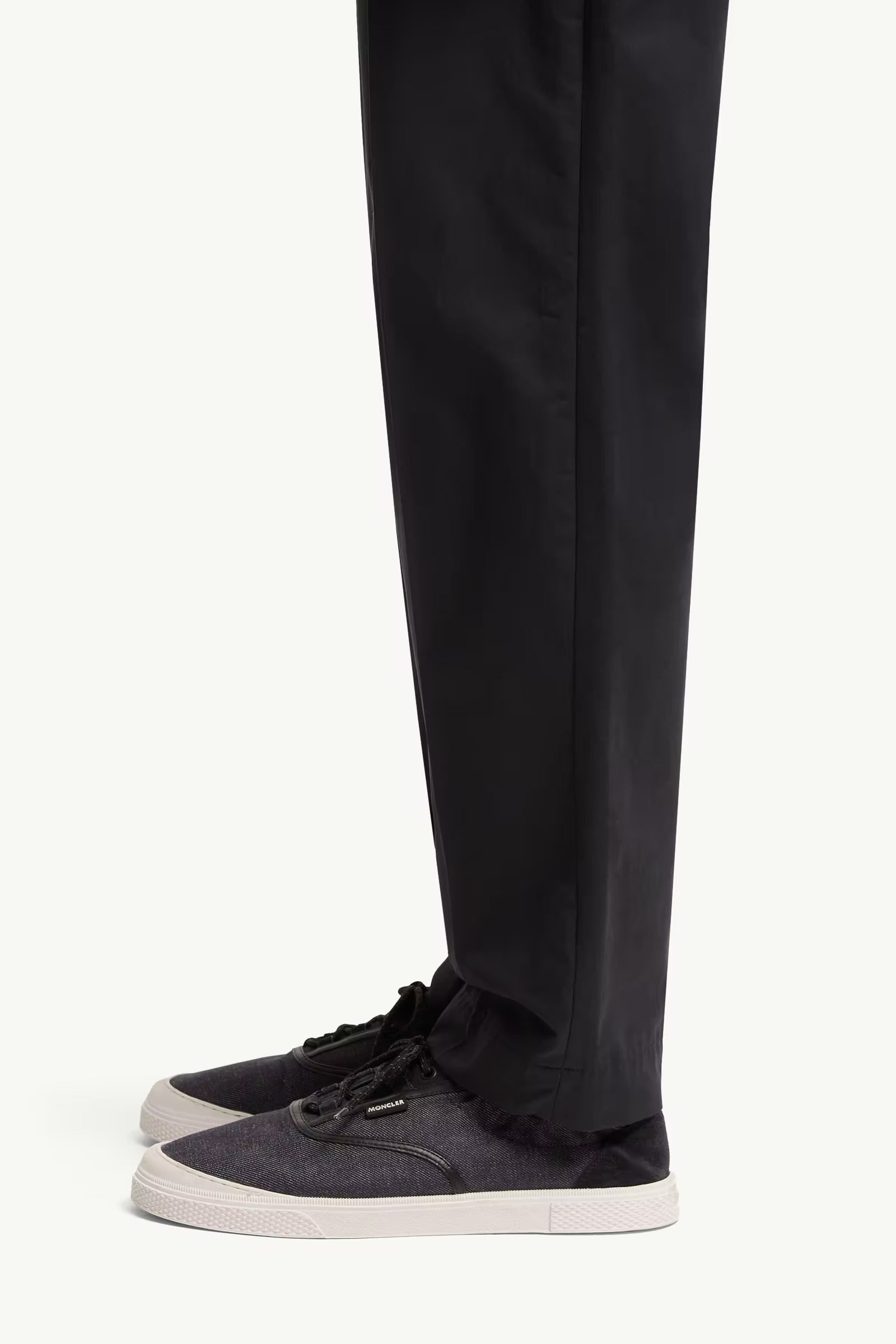 Technical Cotton Blend Trousers-MONCLER-Verso