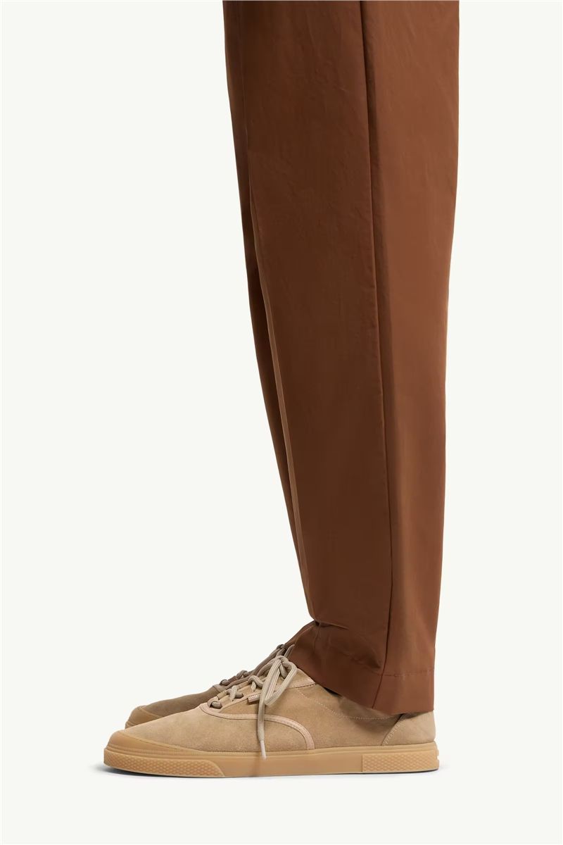 Technical cotton blend trousers-MONCLER-Verso