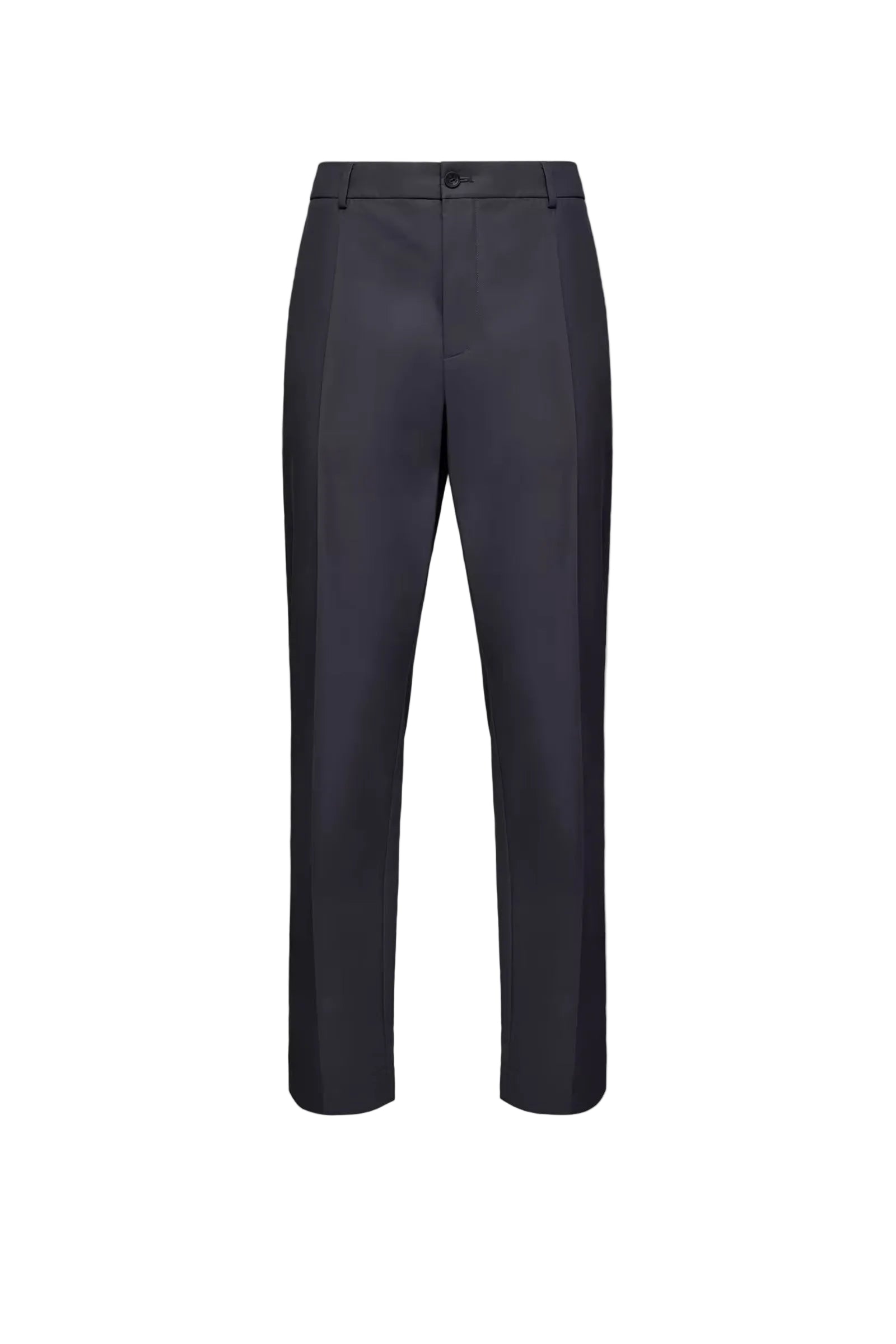 Technical Cotton Blend Trousers-MONCLER-Verso