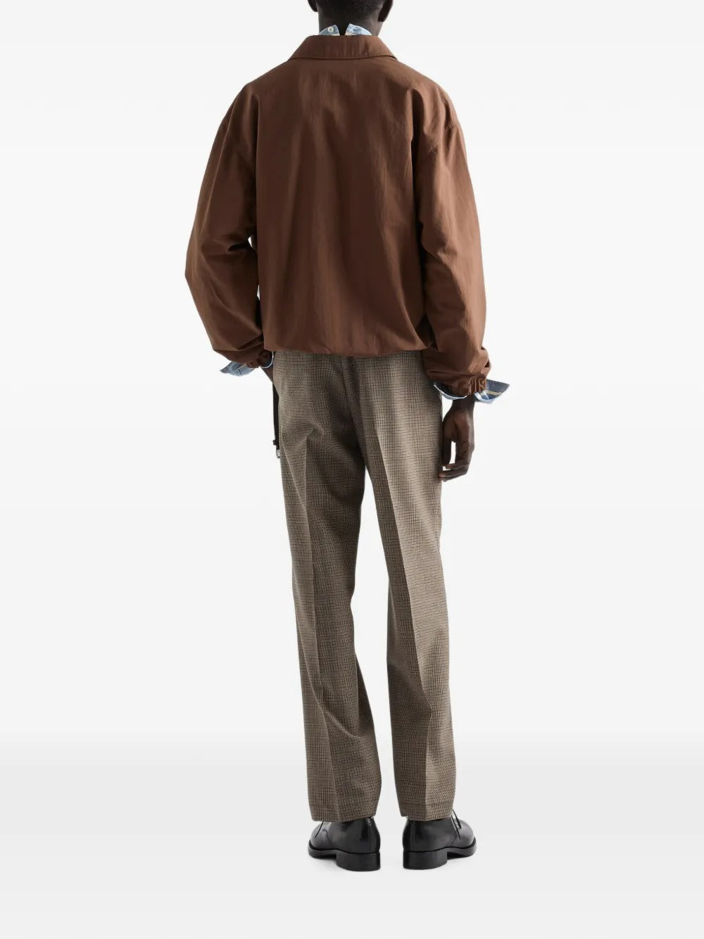 Technical fabric blouson jacket-PRADA-Verso