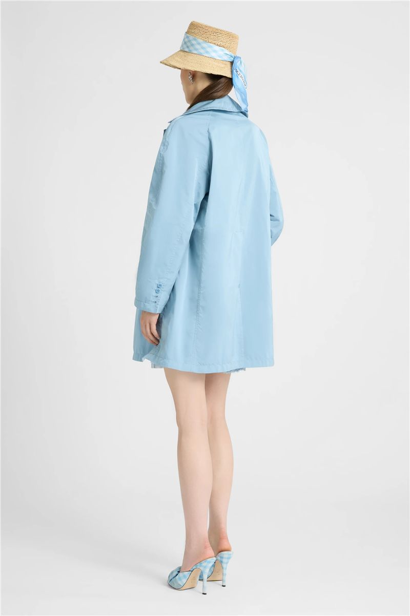 Technical fabric caban with vichy interior-ERMANNO SCERVINO-Verso