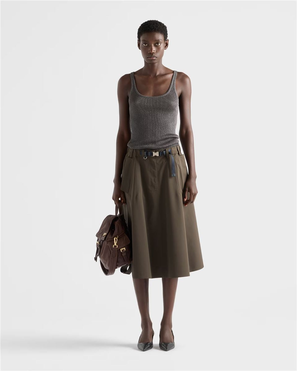 Technical Fabric Circle Skirt