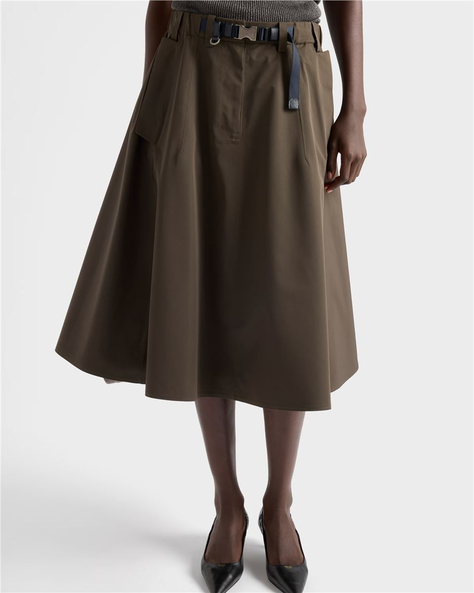 Technical fabric circle skirt-PRADA-Verso