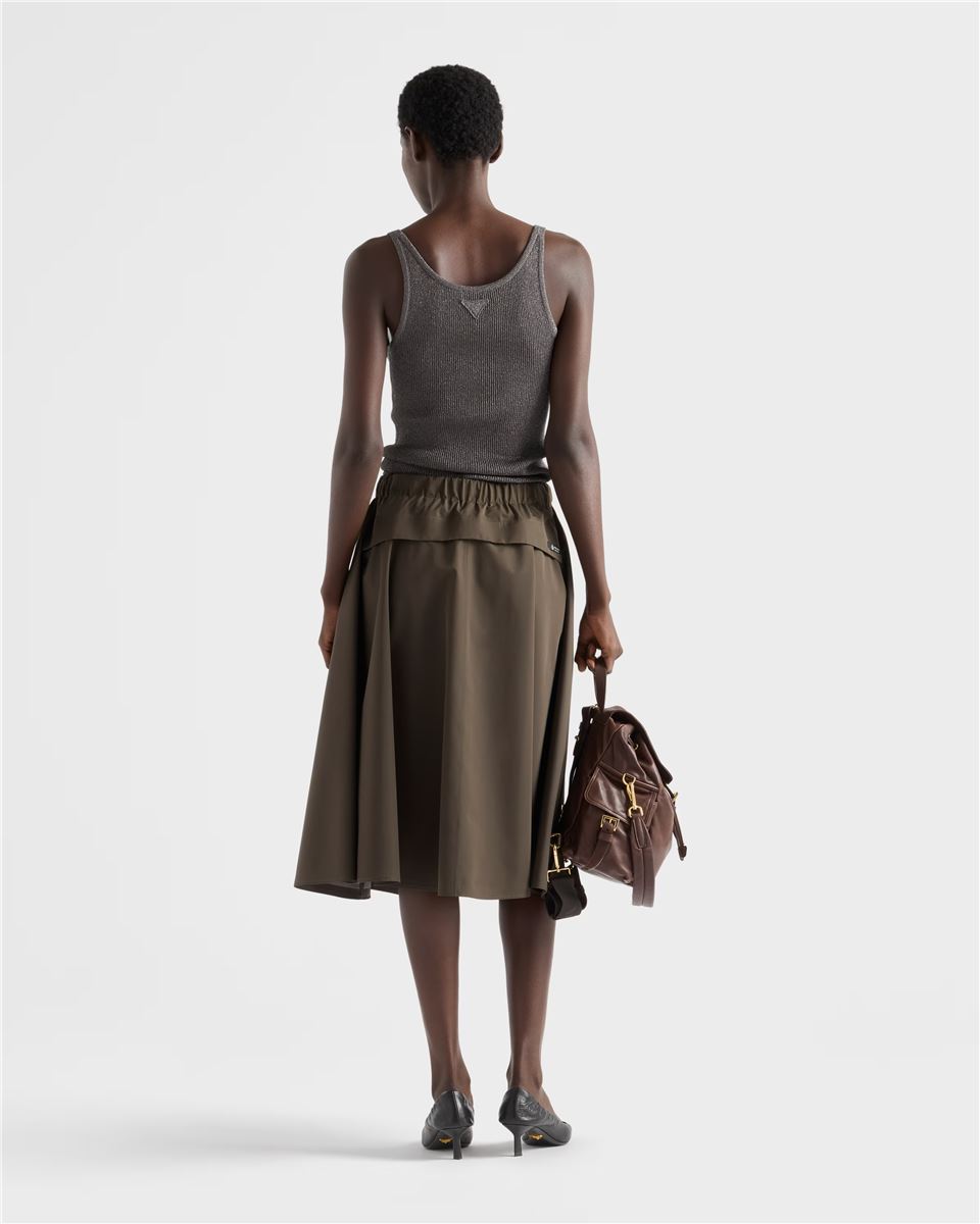 Technical fabric circle skirt-PRADA-Verso